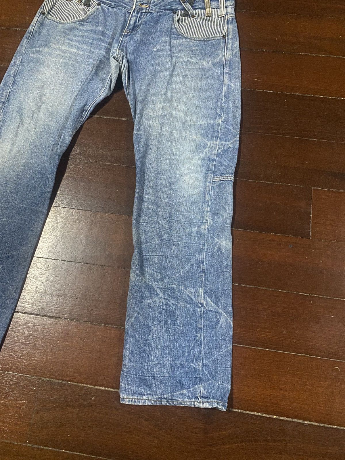 Japanese Brand Rare Jack Serika Double Waist Punk Style Japan Jeans Size US 34 / EU 50 - 4 Thumbnail