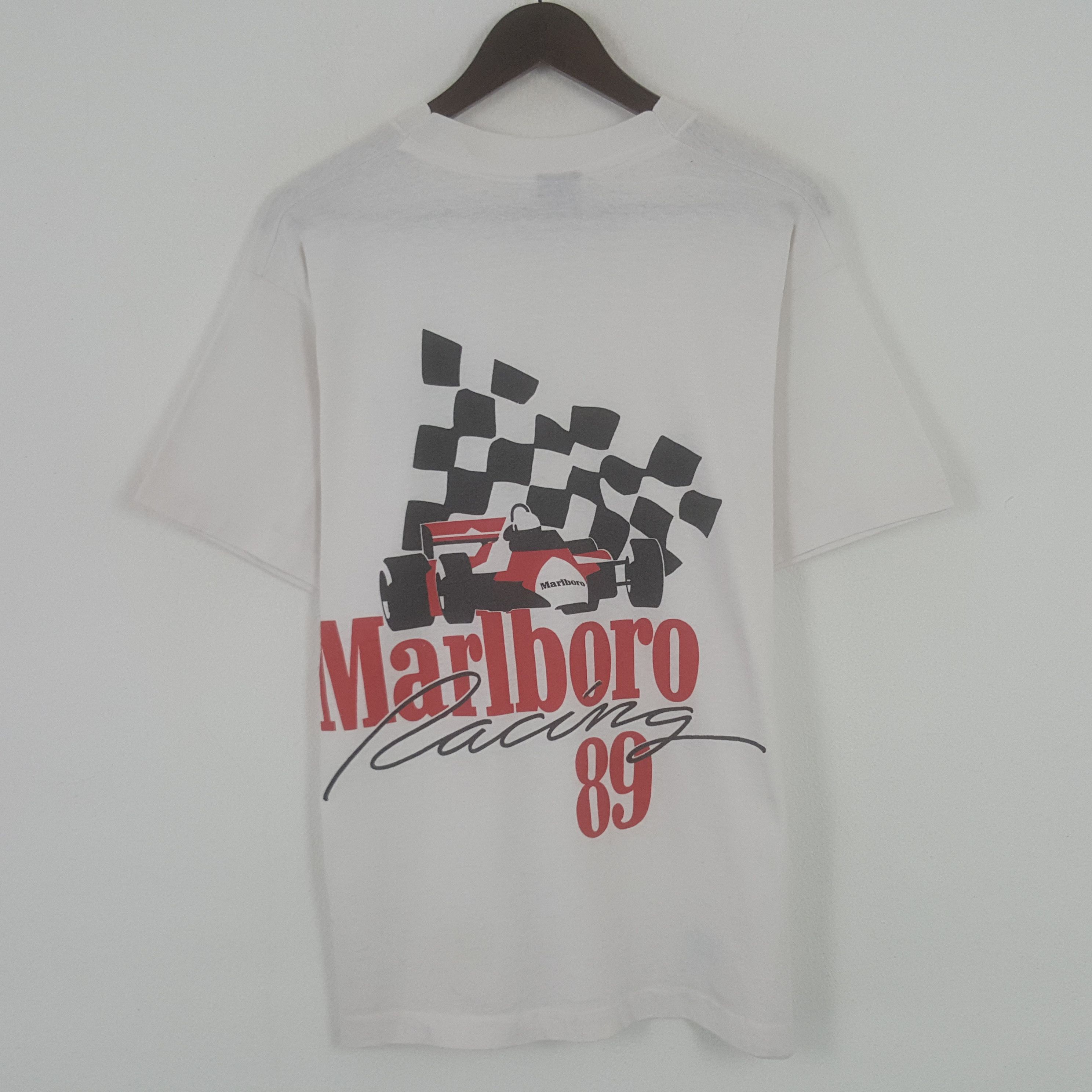 Marlboro × Vintage Vintage Marlboro Racing 89 Tshirt Size US L / EU 52-54 / 3 - 1 Thumbnail