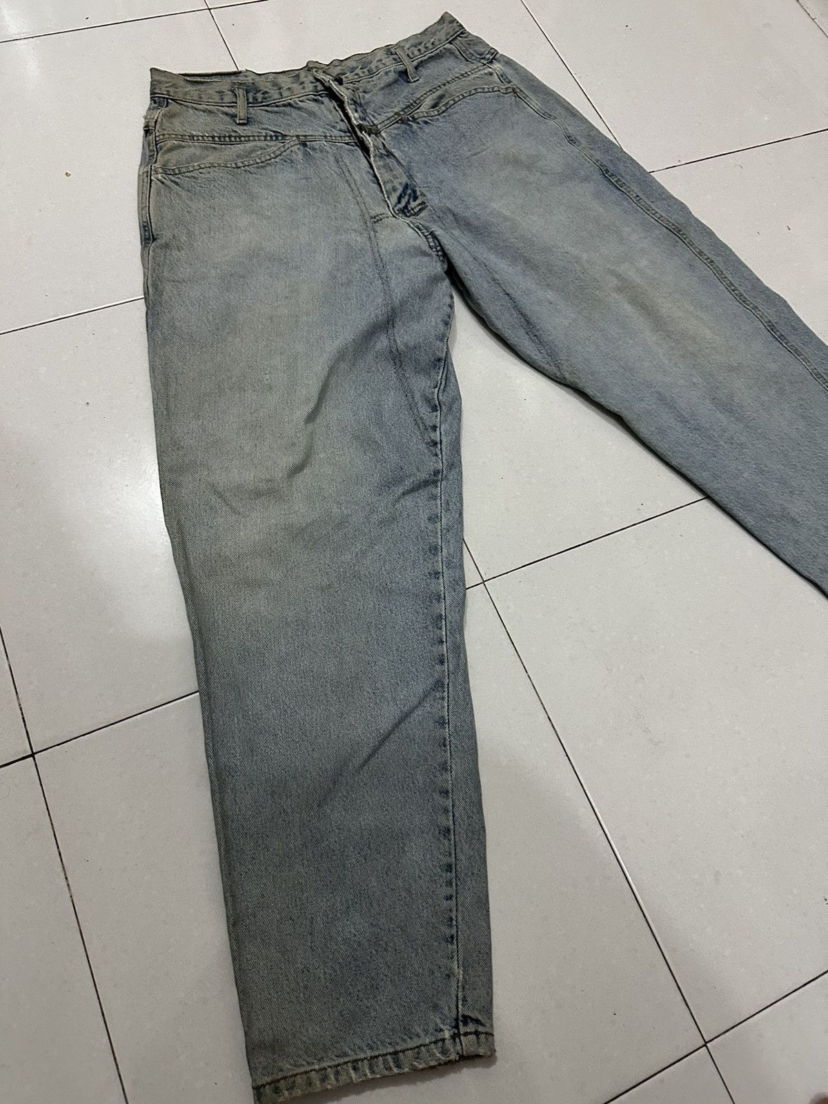 Marithe + Francois Girbaud 80’s Distress Marithe Francois Girbaud Closed Design Jeans Size US 30 / EU 46 - 5 Thumbnail