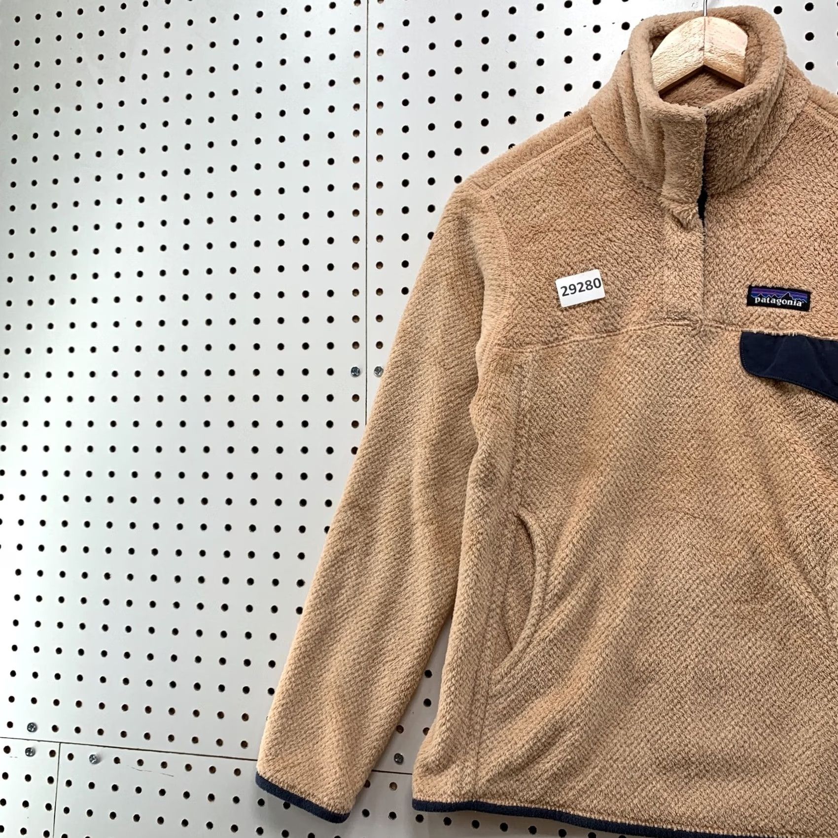 Patagonia Patagonia Re Tool Snap Sherpa Sweater Womens Small Brown Polartec Sherpa 17.5X24 Size S / US 4 / IT 40 - 3 Thumbnail