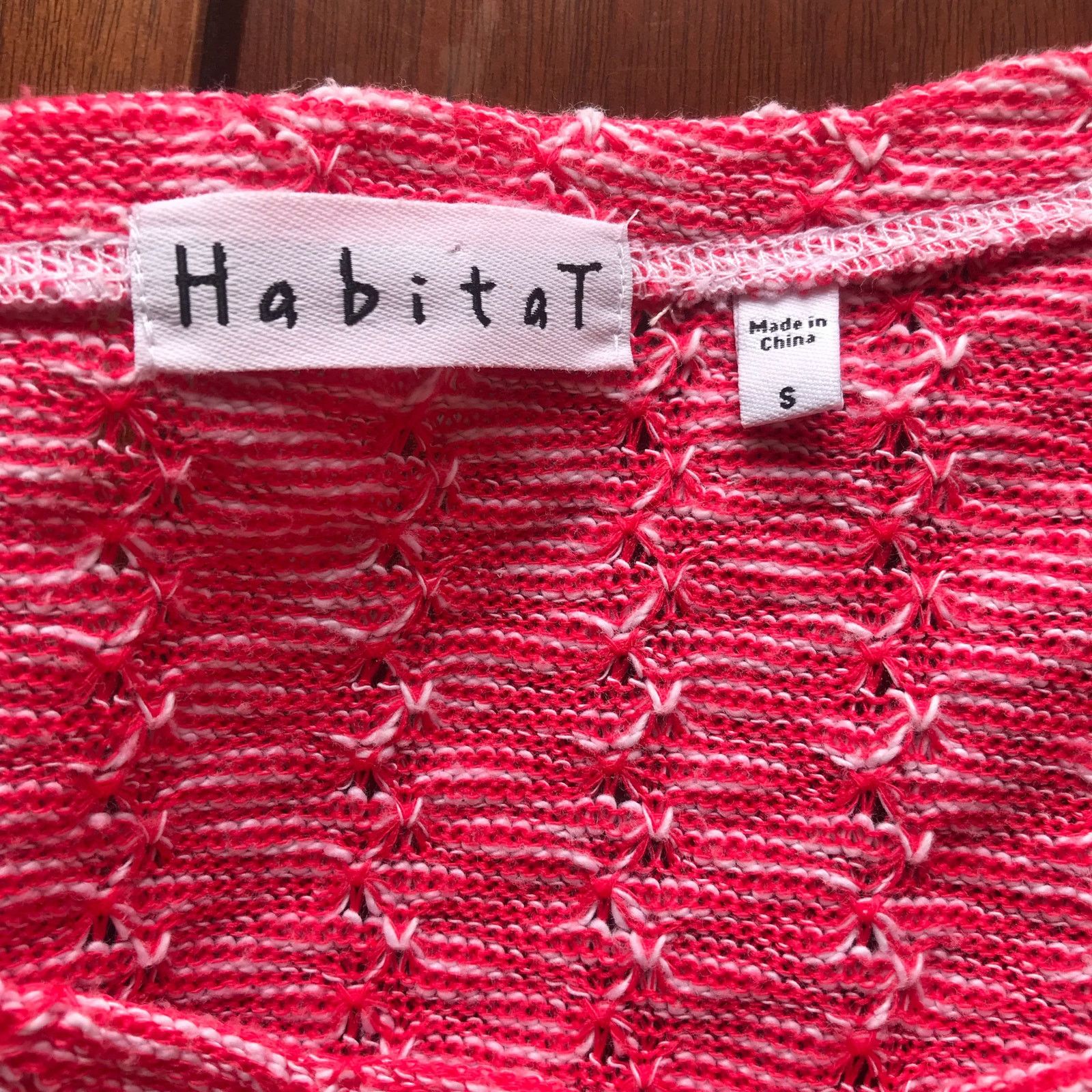 Habitat Habitat Knit Scoop Neck Long Sleeve Pink Shirt Women's Small Size S / US 4 / IT 40 - 6 Thumbnail