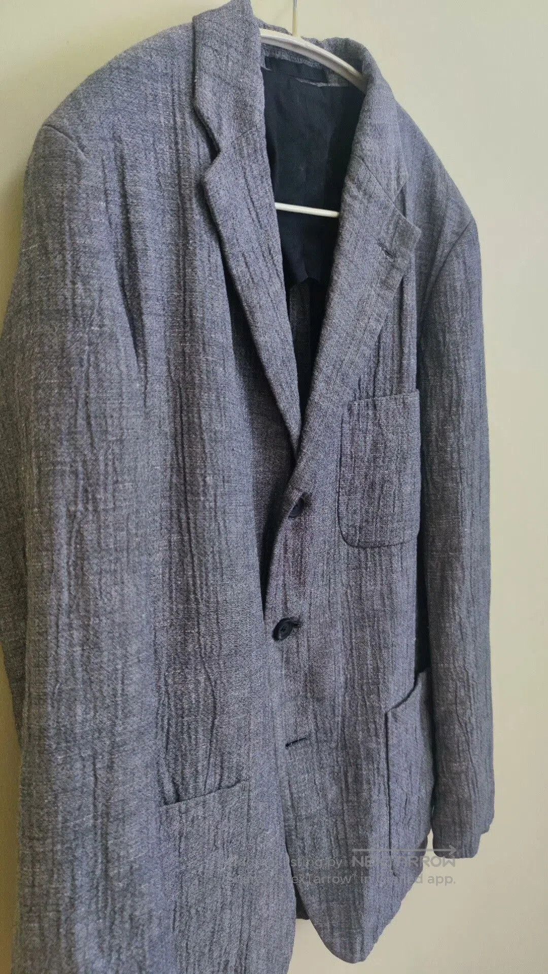 Issey Miyake Issey Miyake Gray Archive Pleated Suit Jacket. Size US M / EU 48-50 / 2 - 2 Thumbnail