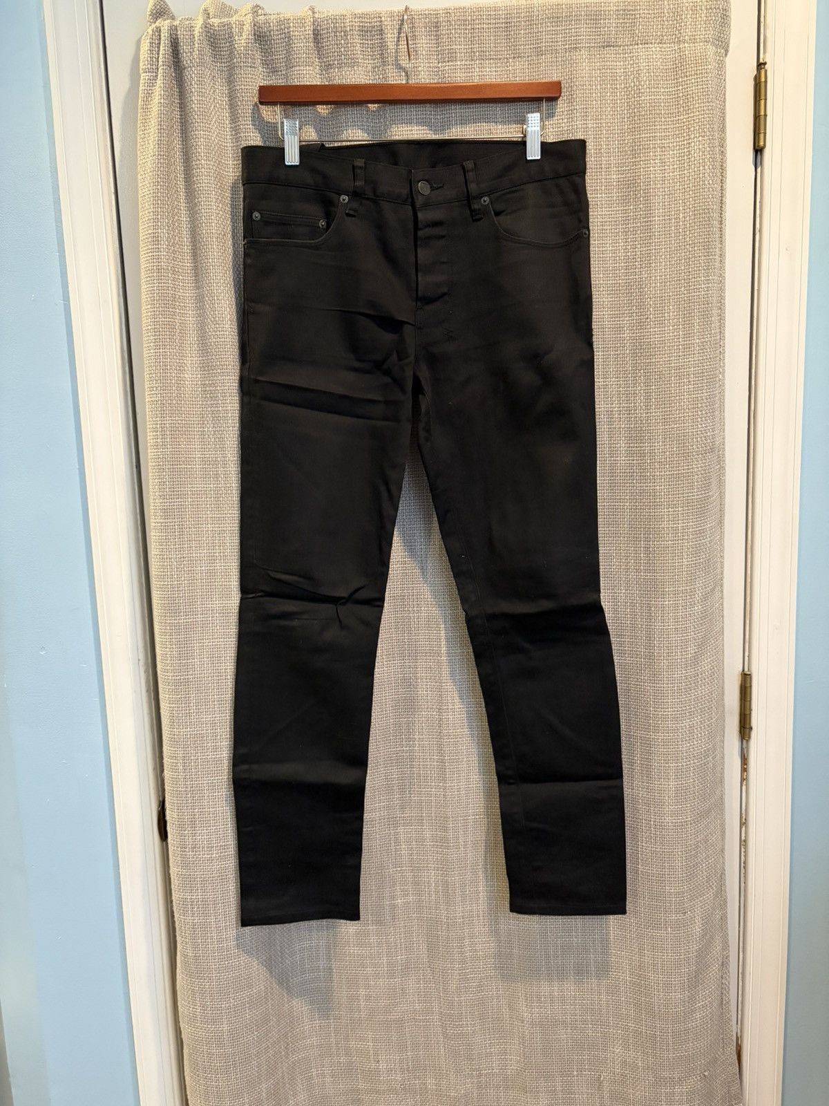 Ksubi Ksubi Chitch Mad Wax Dark Black Skinny Denim Jeans Size US 30 / EU 46 - 1 Thumbnail