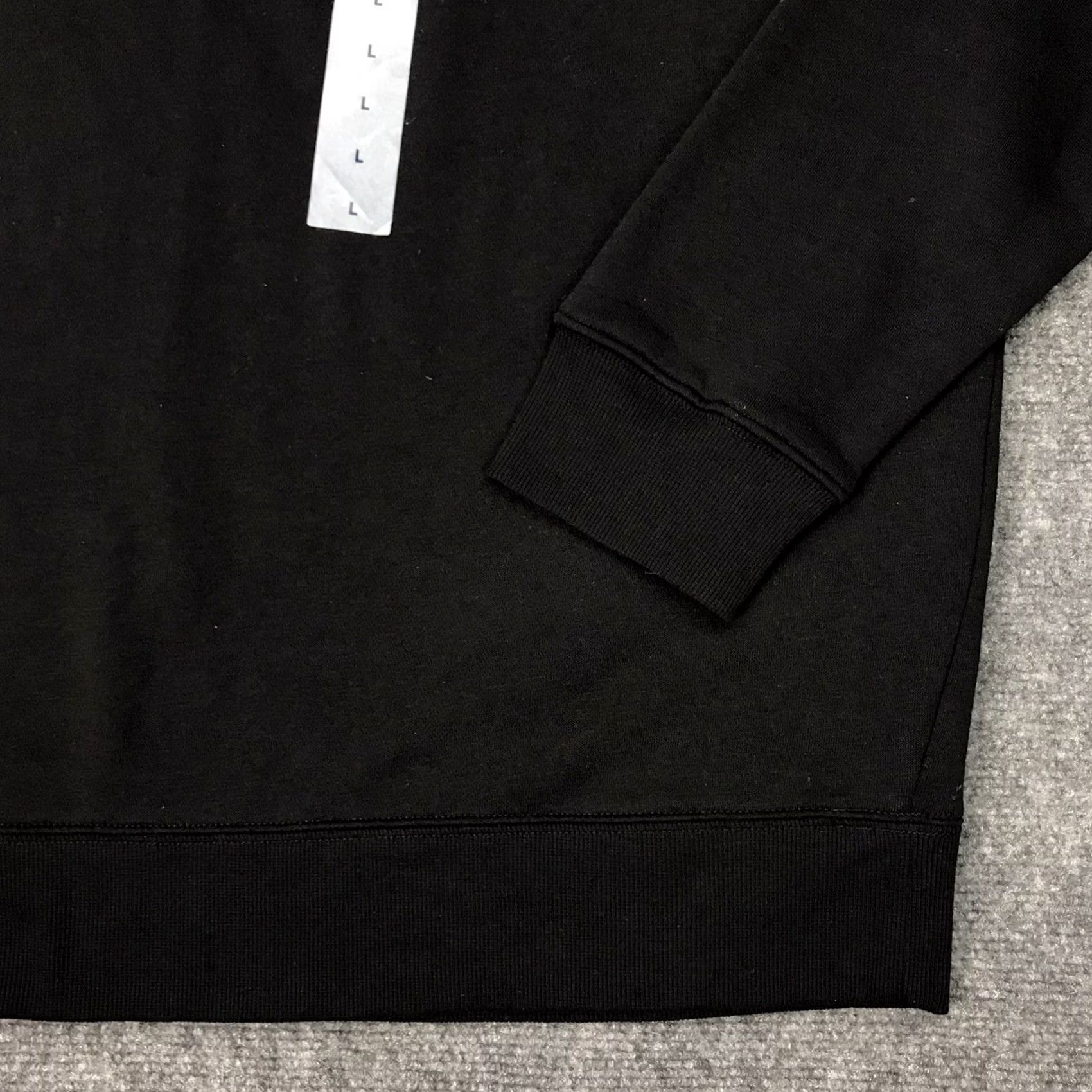 Old Navy VINTAGE NWOT Old Navy Women's Black Crewneck Sweatshirt Large Gusset Style Pullover Size L / US 10 / IT 46 - 5 Thumbnail