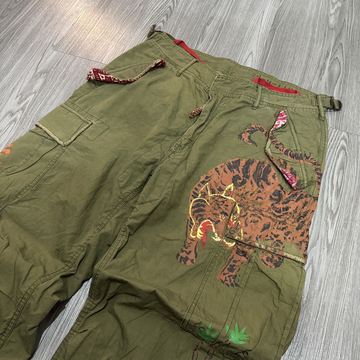 Polo Ralph Lauren Polo Ralph Lauren Painted Cargo Pants Size US 32 / EU 48 - 3 Thumbnail