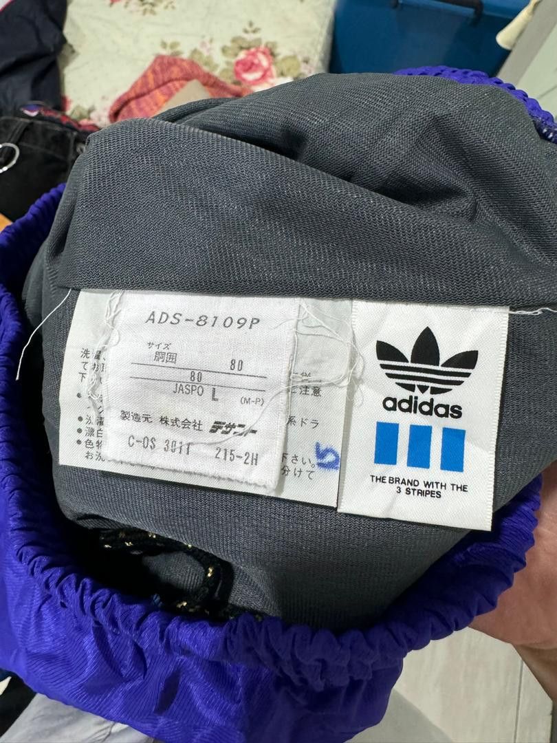 Adidas × Vintage Vintage 80s Adidas Descente Purple Trackpants Size US 32 / EU 48 - 4 Thumbnail