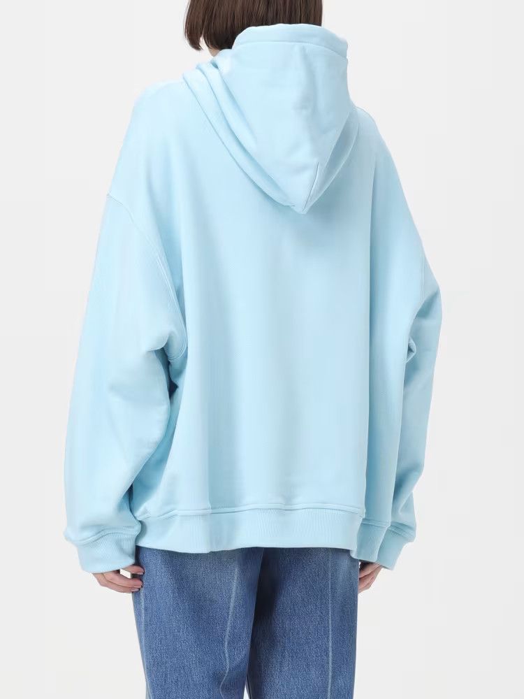 Versace o1y0226 Logo Hoodie in Sky Blue Size XS / US 0-2 / IT 36-38 - 3 Thumbnail