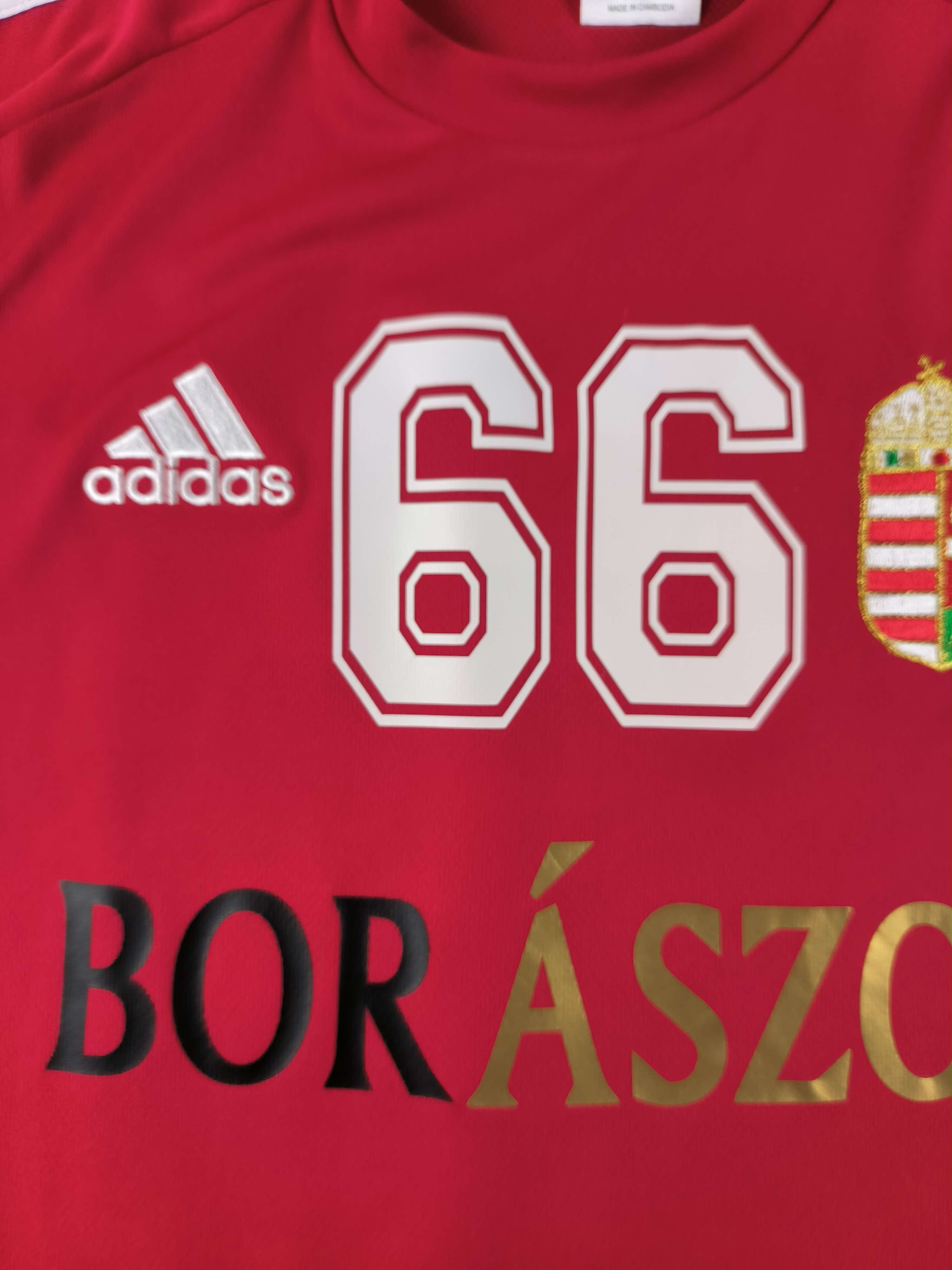 Adidas Hungary Ludányi Adidas #66 football jersey shirt size M Size US M / EU 48-50 / 2 - 4 Thumbnail