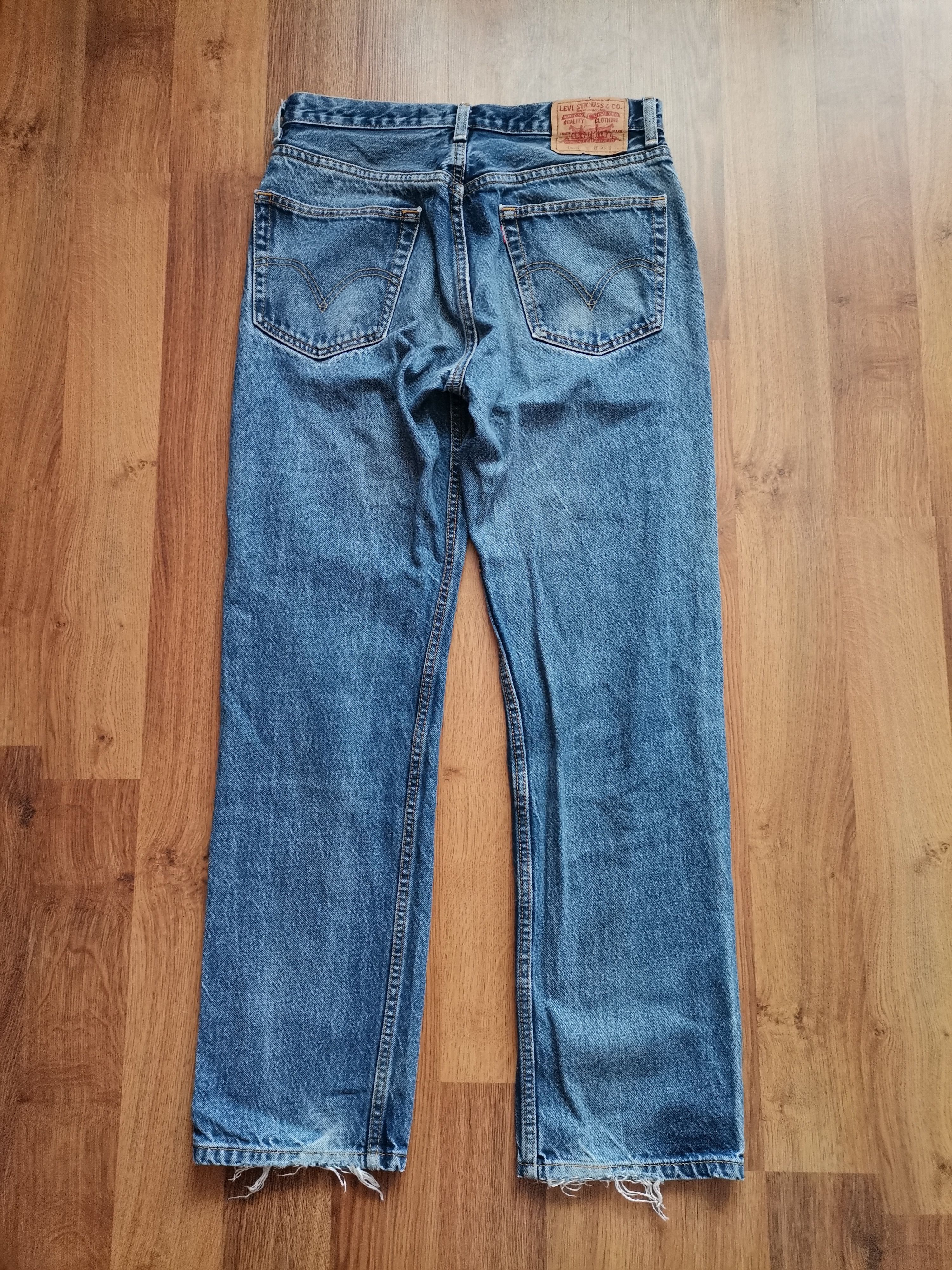 Levi's Vintage Levi's 505 Distressed Japan Archival Washed Jeans Size US 30 / EU 46 - 4 Thumbnail