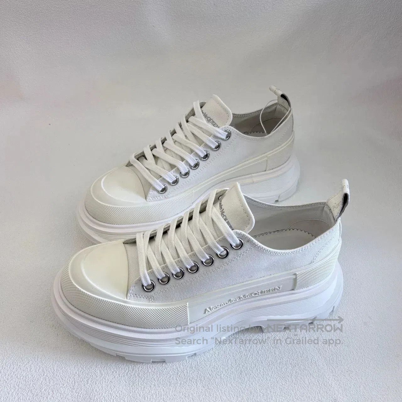 Alexander McQueen alexander mcqueen tread slick white ankle boots. Size US 6 / IT 36 - 1 Thumbnail