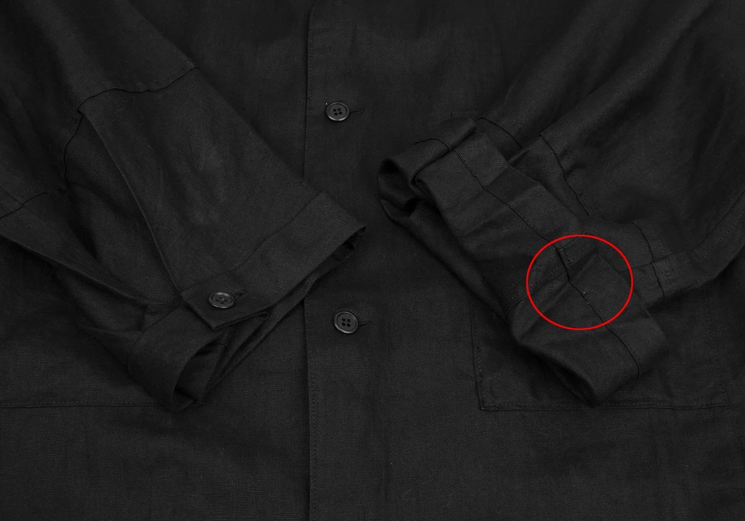 Yohji Yamamoto Yohji Yamamoto Linen Epaulet Shirt Coat Size US M / EU 48-50 / 2 - 8 Thumbnail