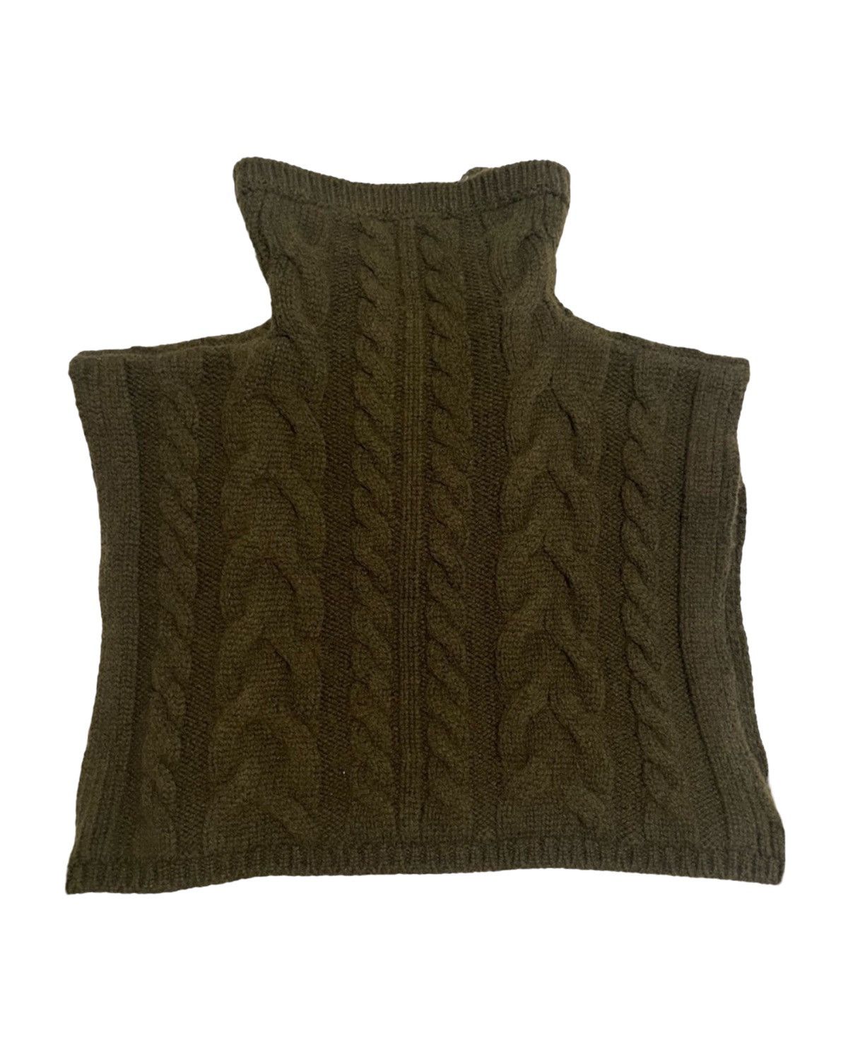 Etro Etro Cropped Cable-knit Vest in Green Size XS / US 0-2 / IT 36-38 - 2 Thumbnail