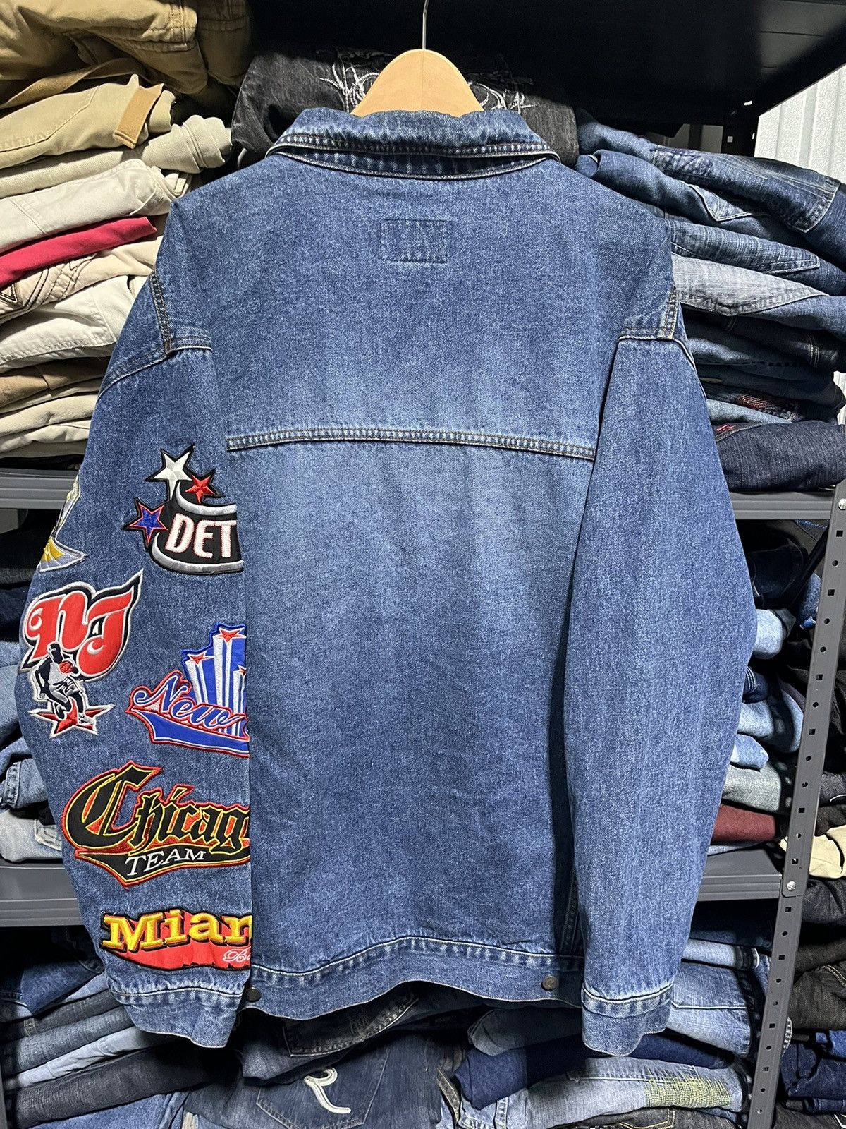 Fubu × JNCO × Vintage CRAZY VINTAGE Y2K SKATER HIP-HOP DENIM JACKET FUBU JNCO Size US XL / EU 56 / 4 - 8 Thumbnail