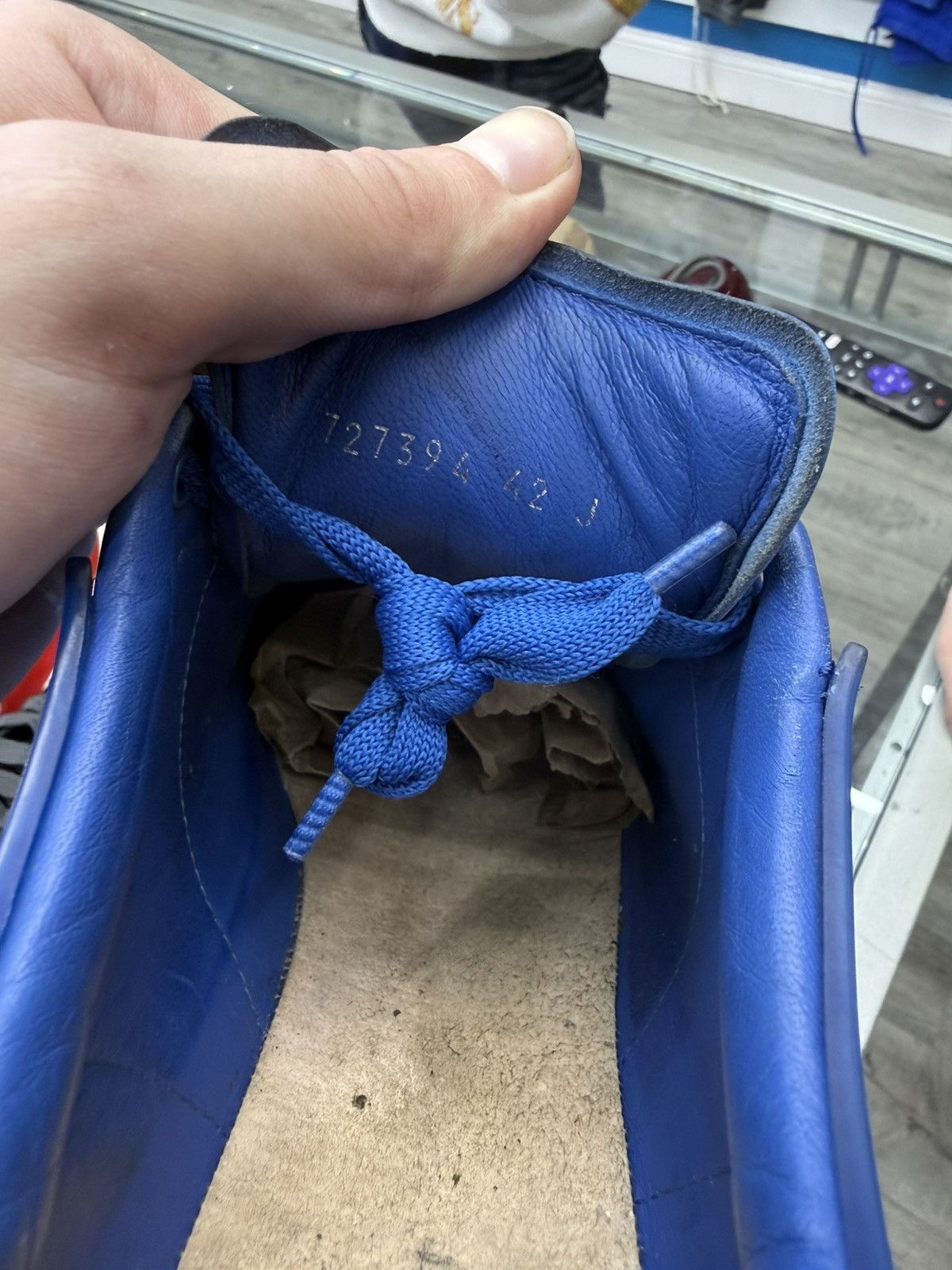 Alexander McQueen Alexander Mcqueen Oversized Sneaker (Cobalt Blue) Size US 9 / EU 42 - 7 Thumbnail