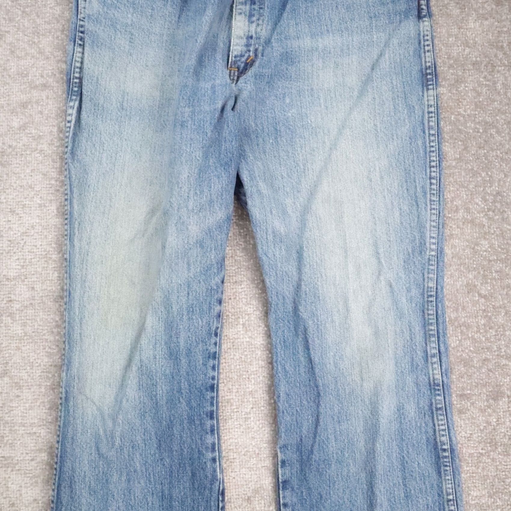 Denime VINTAGE DEE CEE Jeans Made in USA 32x26 Medium Wash Wide Leg Denim Size US 32 / EU 48 - 7 Thumbnail