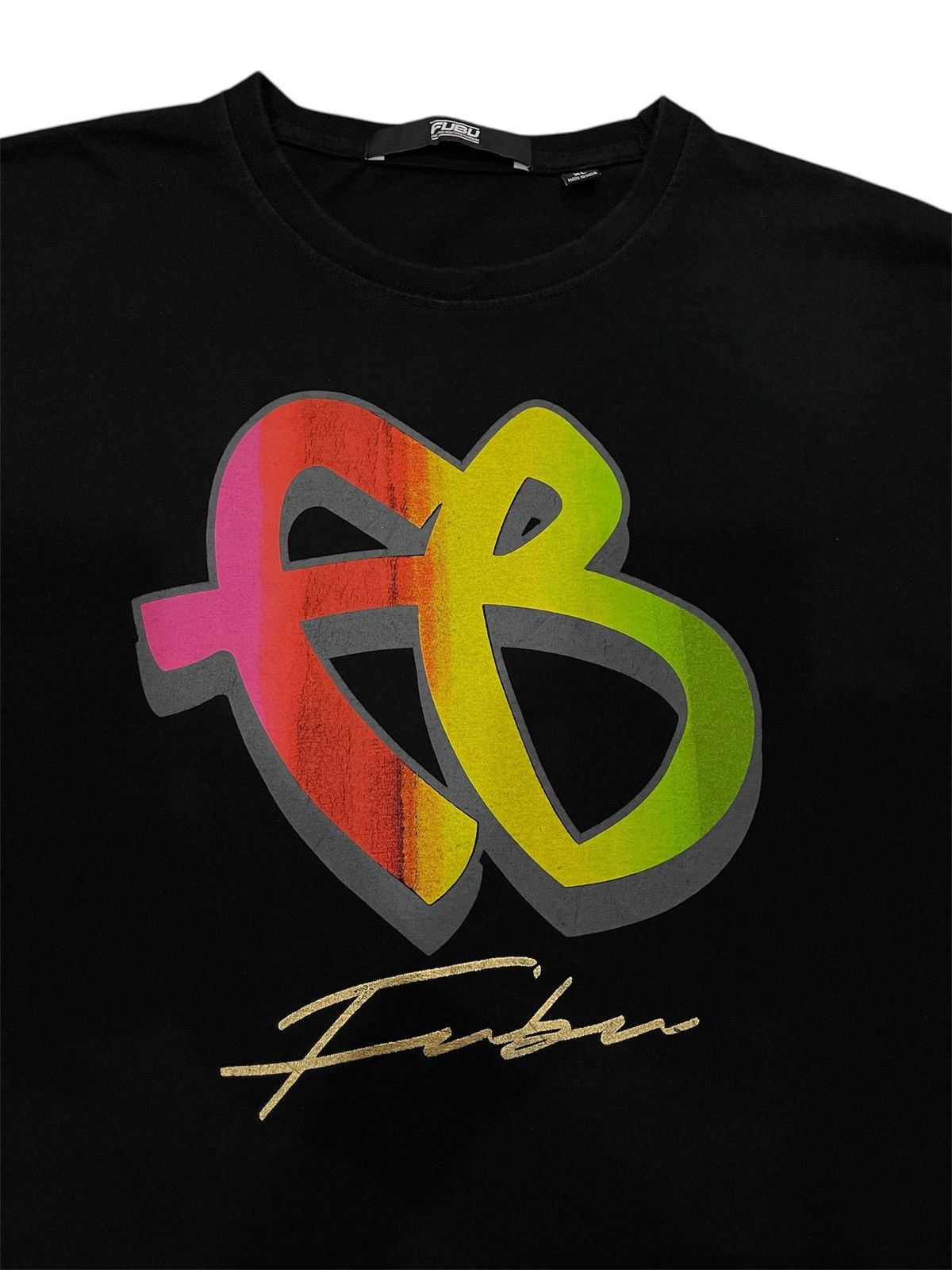 Fubu Y2K FUBU Big Logo Gradient Graphic Tee Size US XL / EU 56 / 4 - 2 Thumbnail