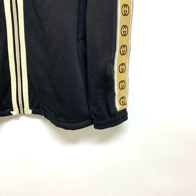 Gucci Gucci Size XXXL Black string logo jacket 2501-Nextarrow Size US XXL / EU 58 / 5 - 8 Thumbnail