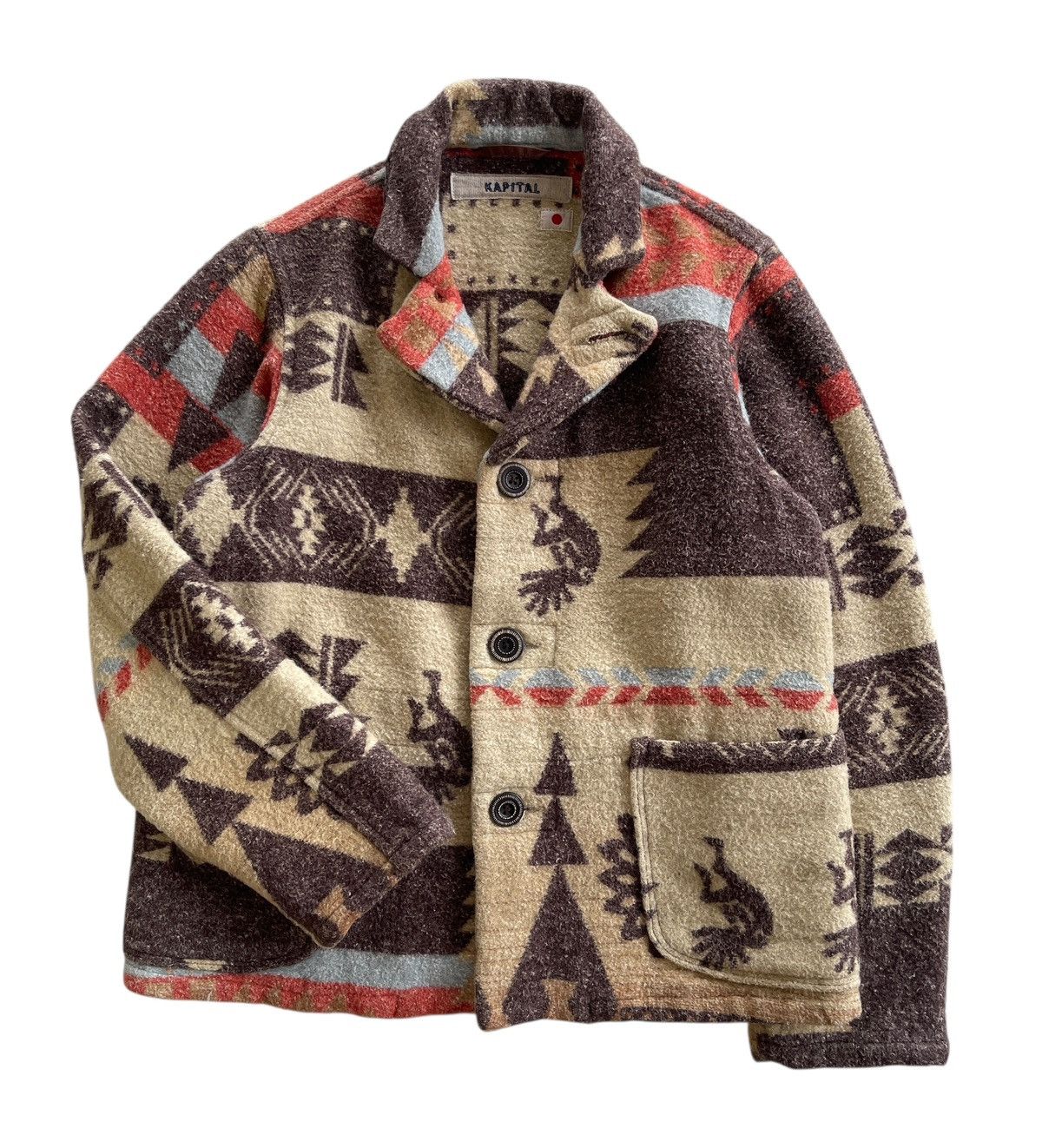 Kapital Kapital Native Printed Wool Jacket Size US XS / EU 42 / 0 - 2 Thumbnail