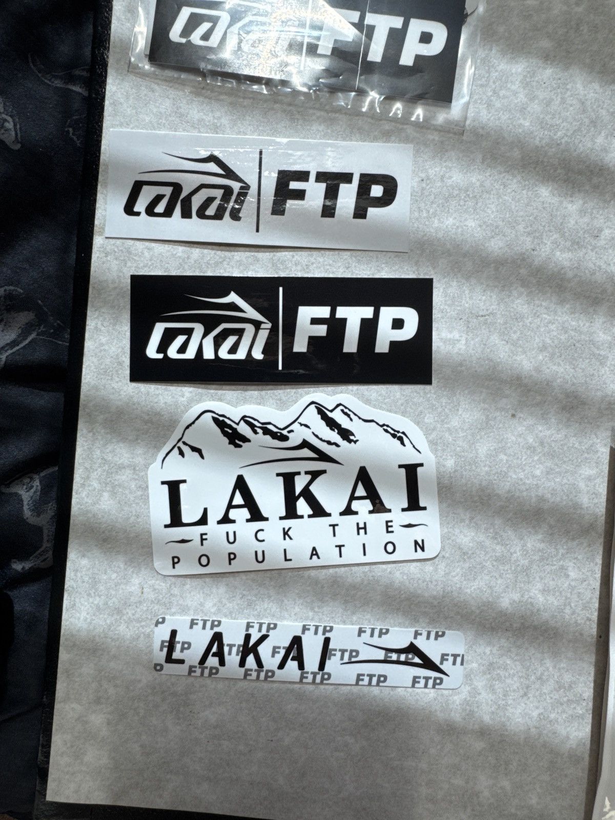 Fuck The Population × Lakai OG 2018 Unopened Lakai x FTP Sticker Pack Size ONE SIZE - 3 Thumbnail