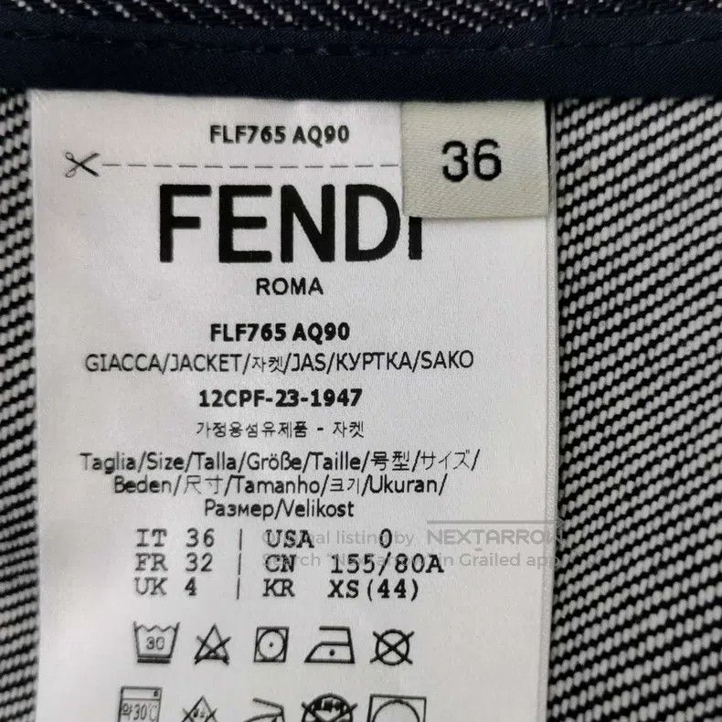 Fendi Fendi Denim blue blazer Size XXS / US 00 / IT 34 - 6 Thumbnail
