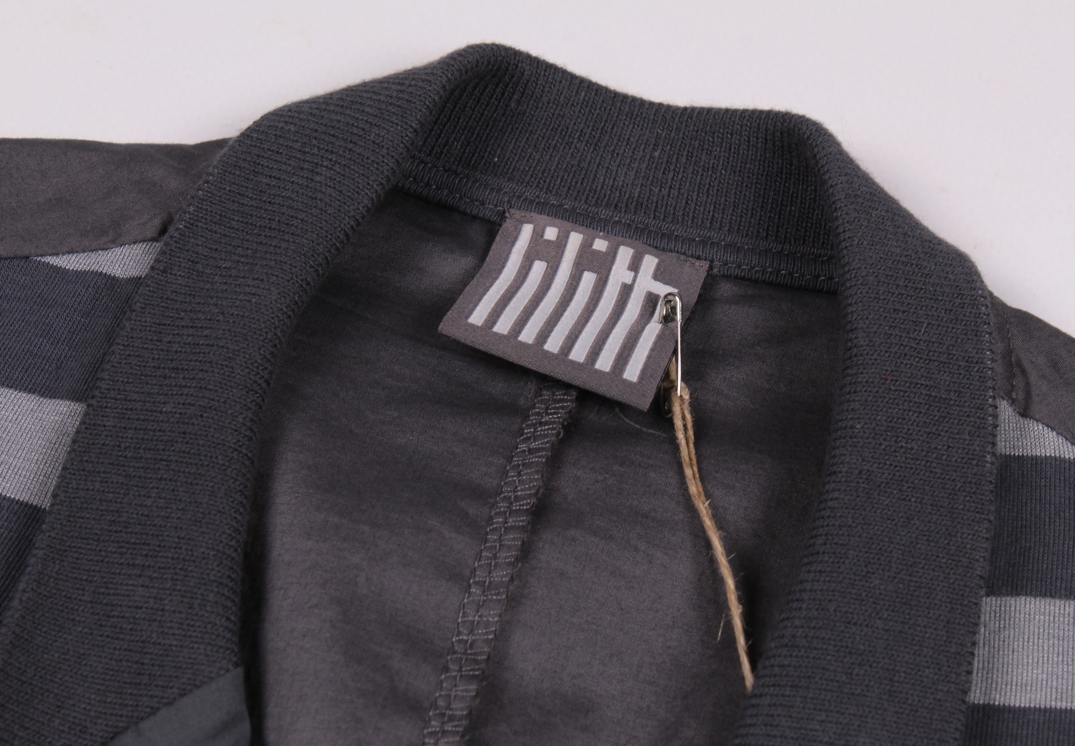 Other Lilith Paris Striped Gray Long Sleeve Blazer Size S / US 4 / IT 40 - 4 Thumbnail