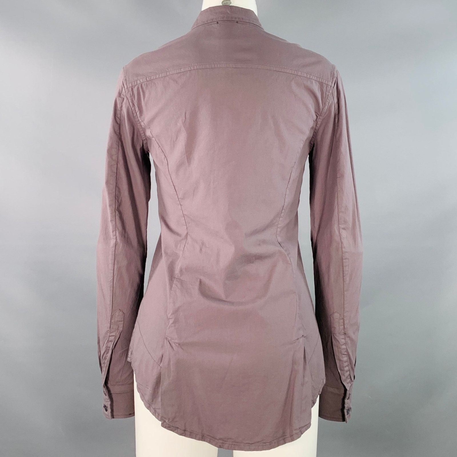 Other KRISTENSEN DU NORD Brown Cotton Blend One Pocket Casual Top Size S / US 4 / IT 40 - 3 Thumbnail