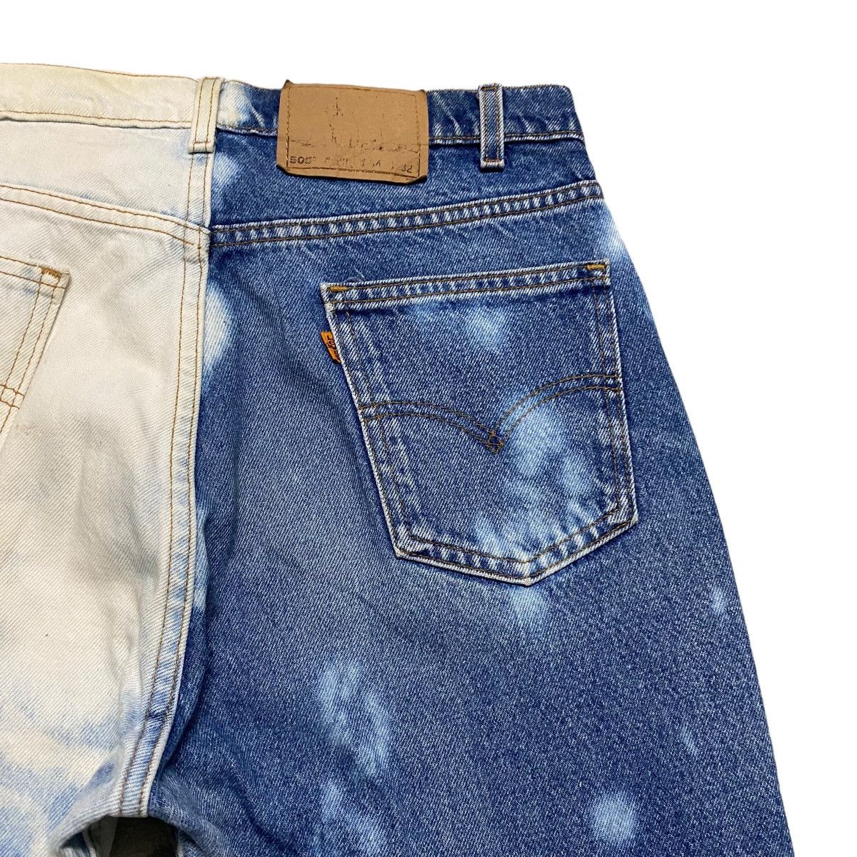 Levi's Vintage 90s Levis 505 Regular Fit Straight Leg Jeans Bleach Size US 33 - 12 Thumbnail