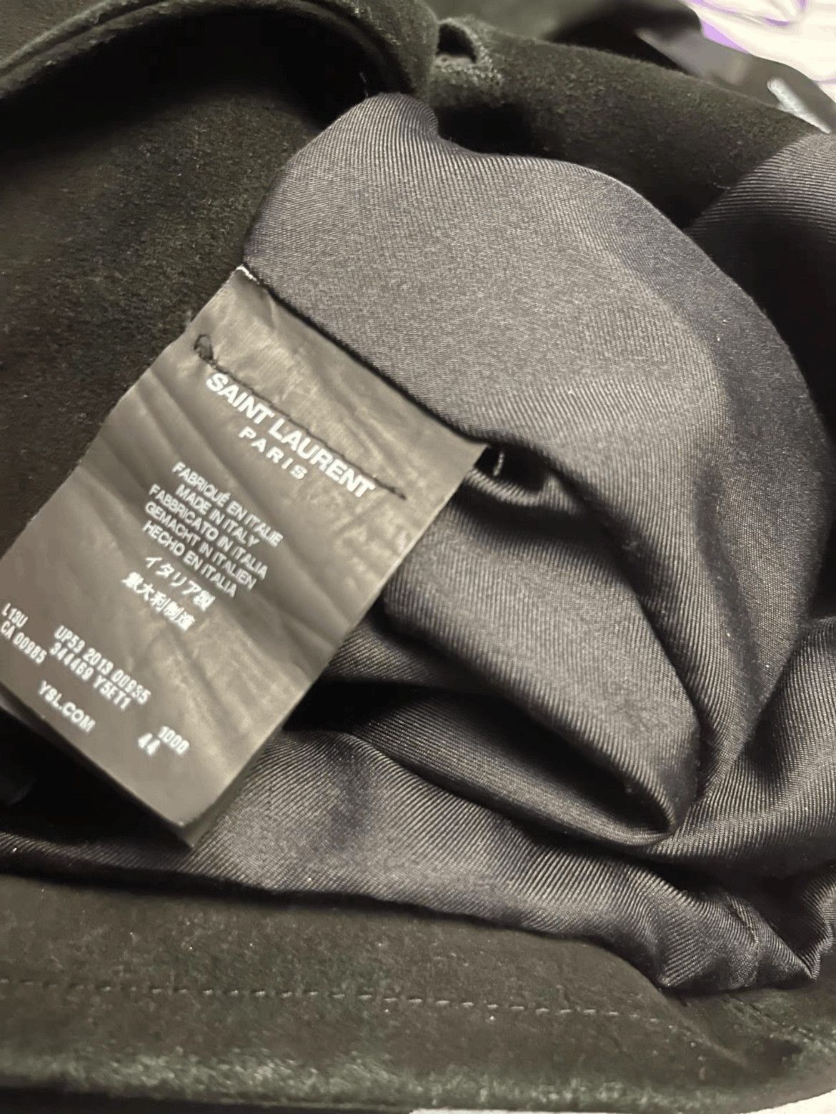 Saint Laurent Paris Sz 44 Saint Laurent Paris L13 Suede Jacket Size US S / EU 44-46 / 1 - 4 Thumbnail