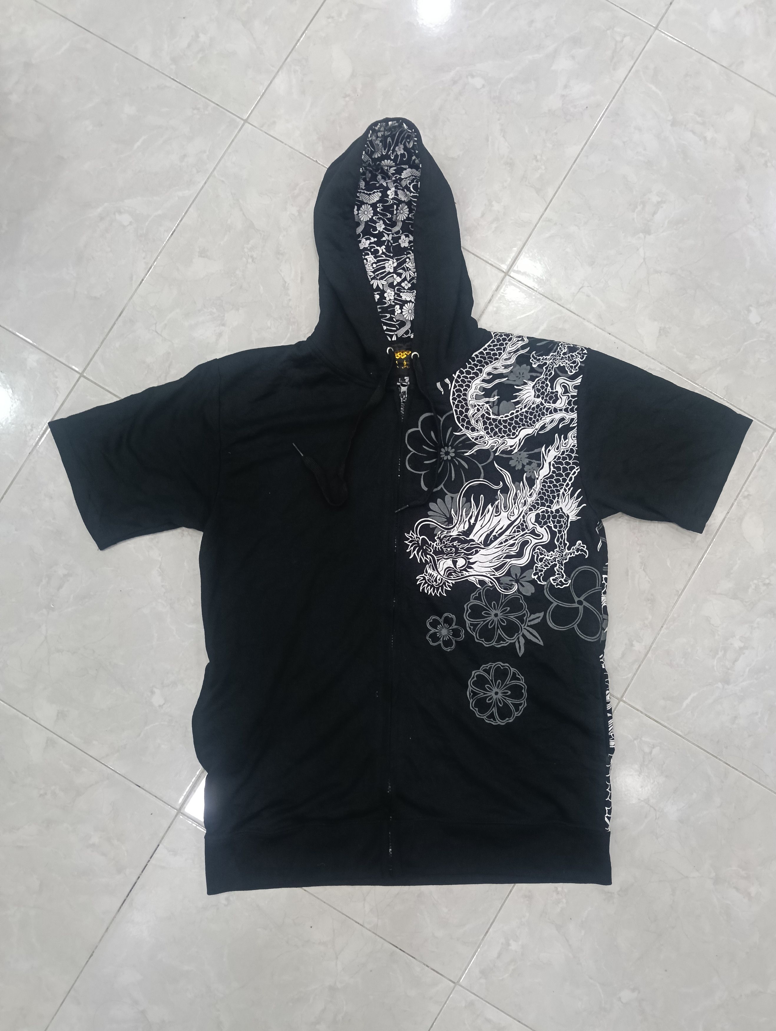 Japanese Brand Miyabi Musubi Zipper Up Shirt With Hoodie Size US L / EU 52-54 / 3 - 1 Thumbnail