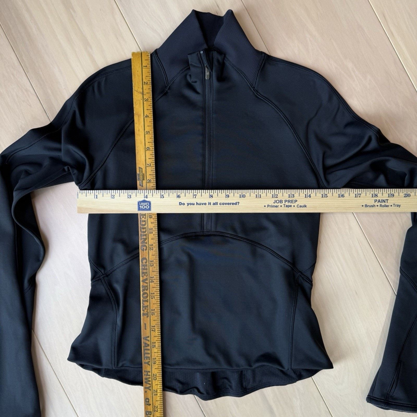 Lululemon Lululemon InStill Jacket 6 Black 1/2 Zip Define Workout Size M / US 6-8 / IT 42-44 - 2 Thumbnail