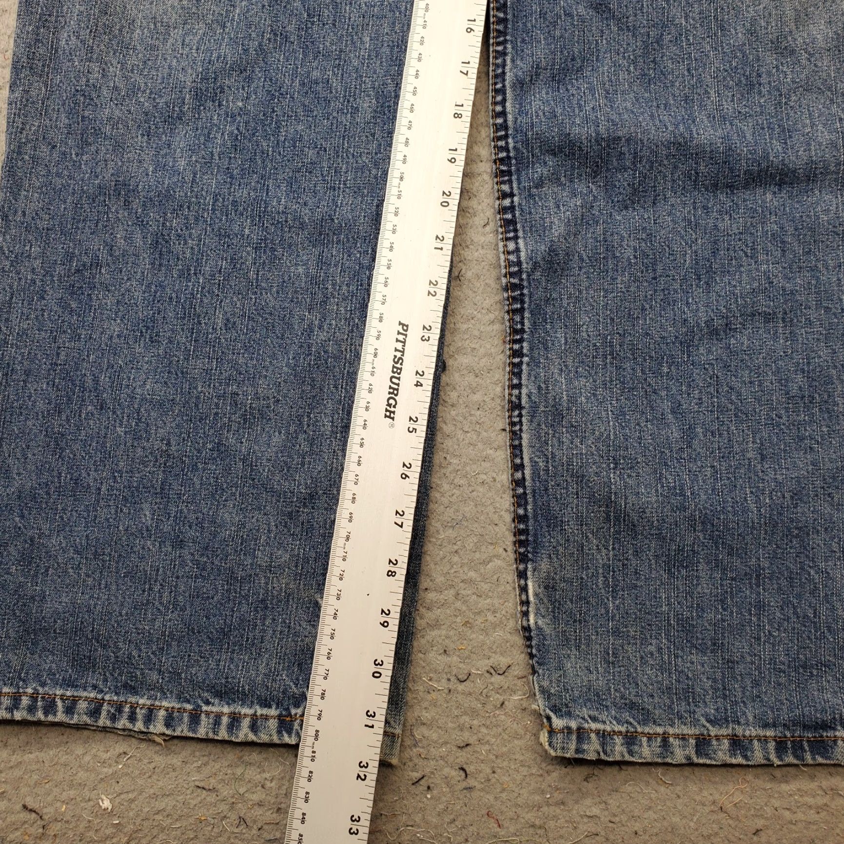 Old Navy Old Navy Mens Jeans 31 Regular Blue Denim High Rise Wide Leg 5-Pocket Streetwear Size US 31 - 4 Thumbnail