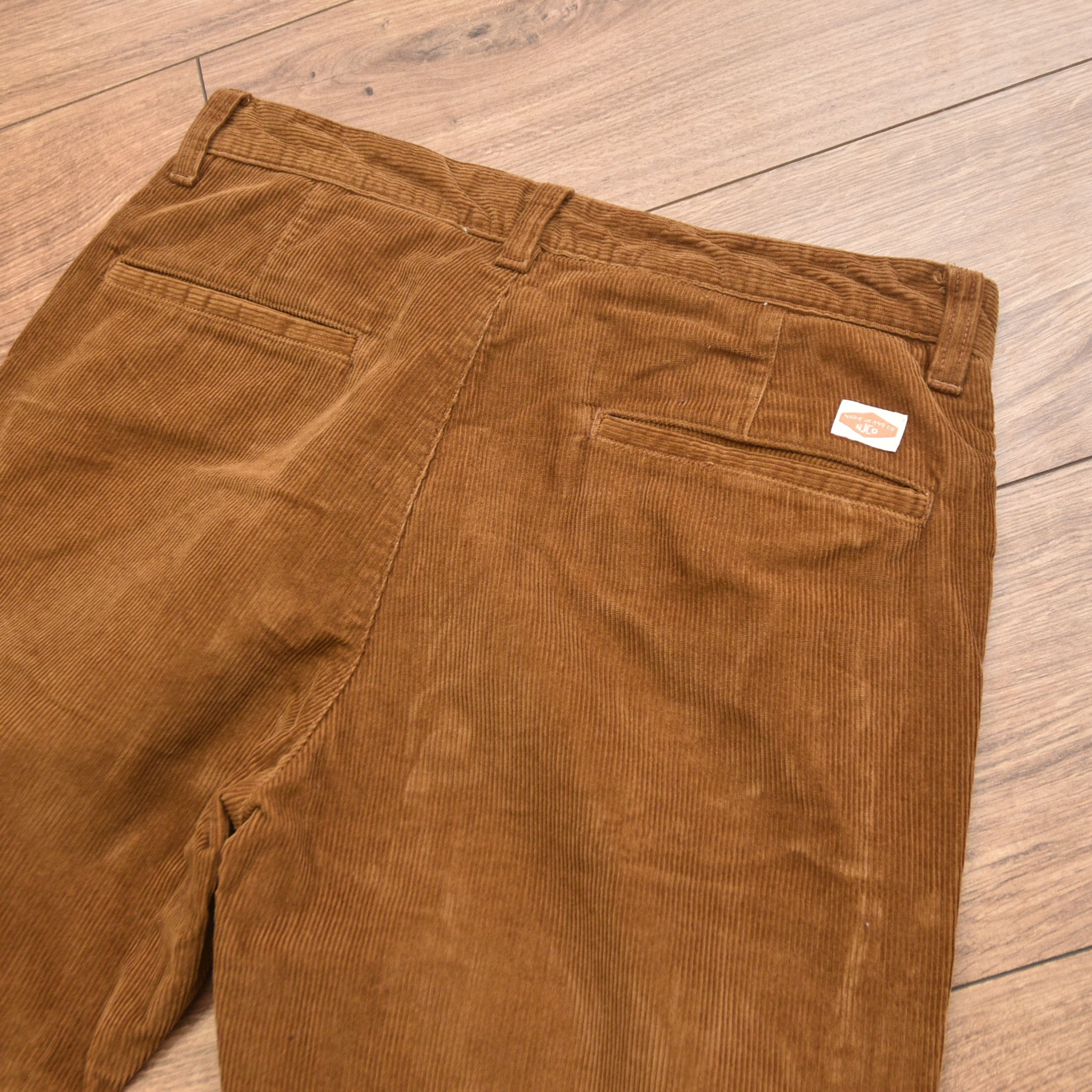 Nudie Jeans Nudie Jeans Co Easy Alvin Oak Corduroy Pants Brown W33 L32 Size US 33 - 10 Thumbnail