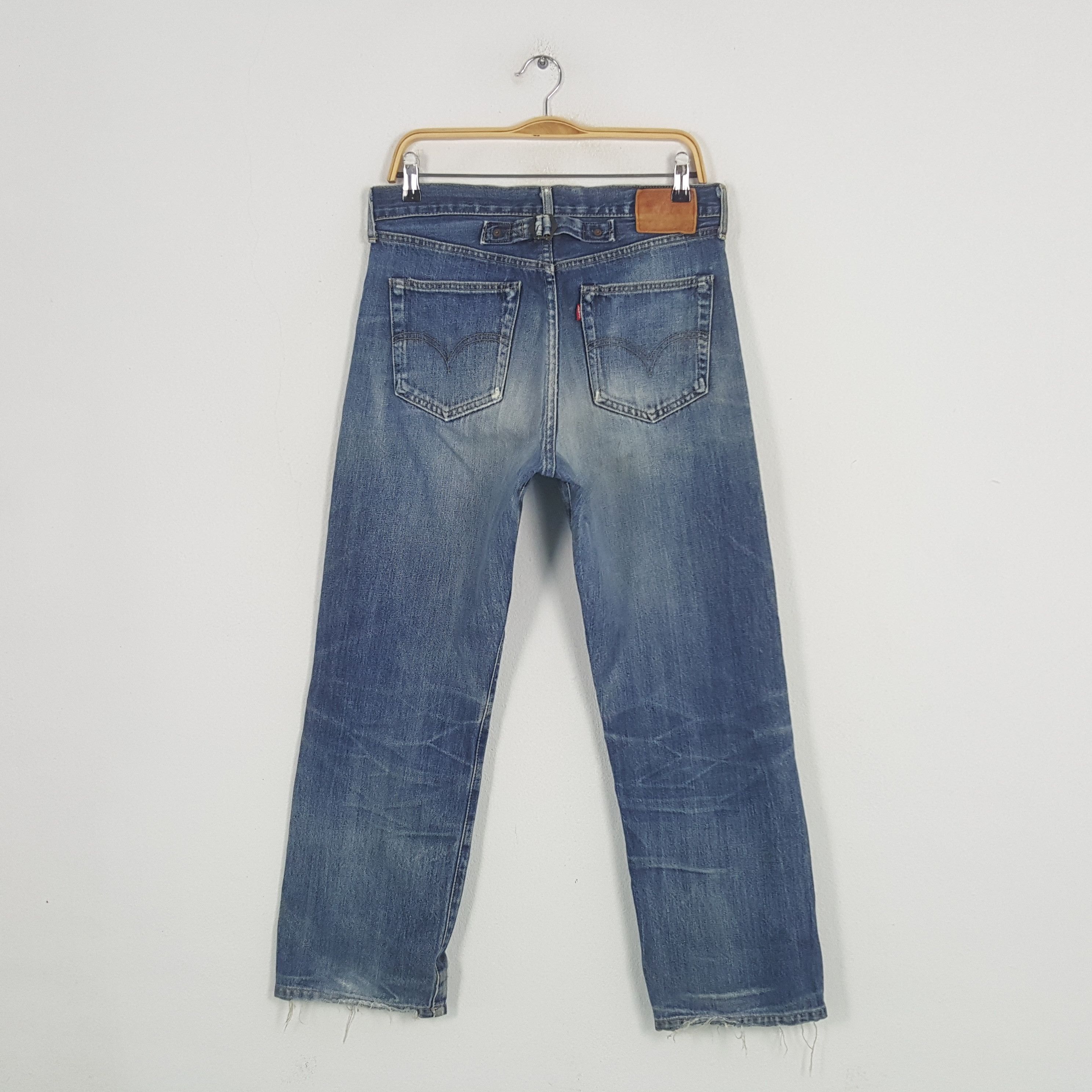 Levi's × Vintage Vintage Levi's Selvedge American Distressed Denim Jeans Size US 32 / EU 48 - 4 Thumbnail