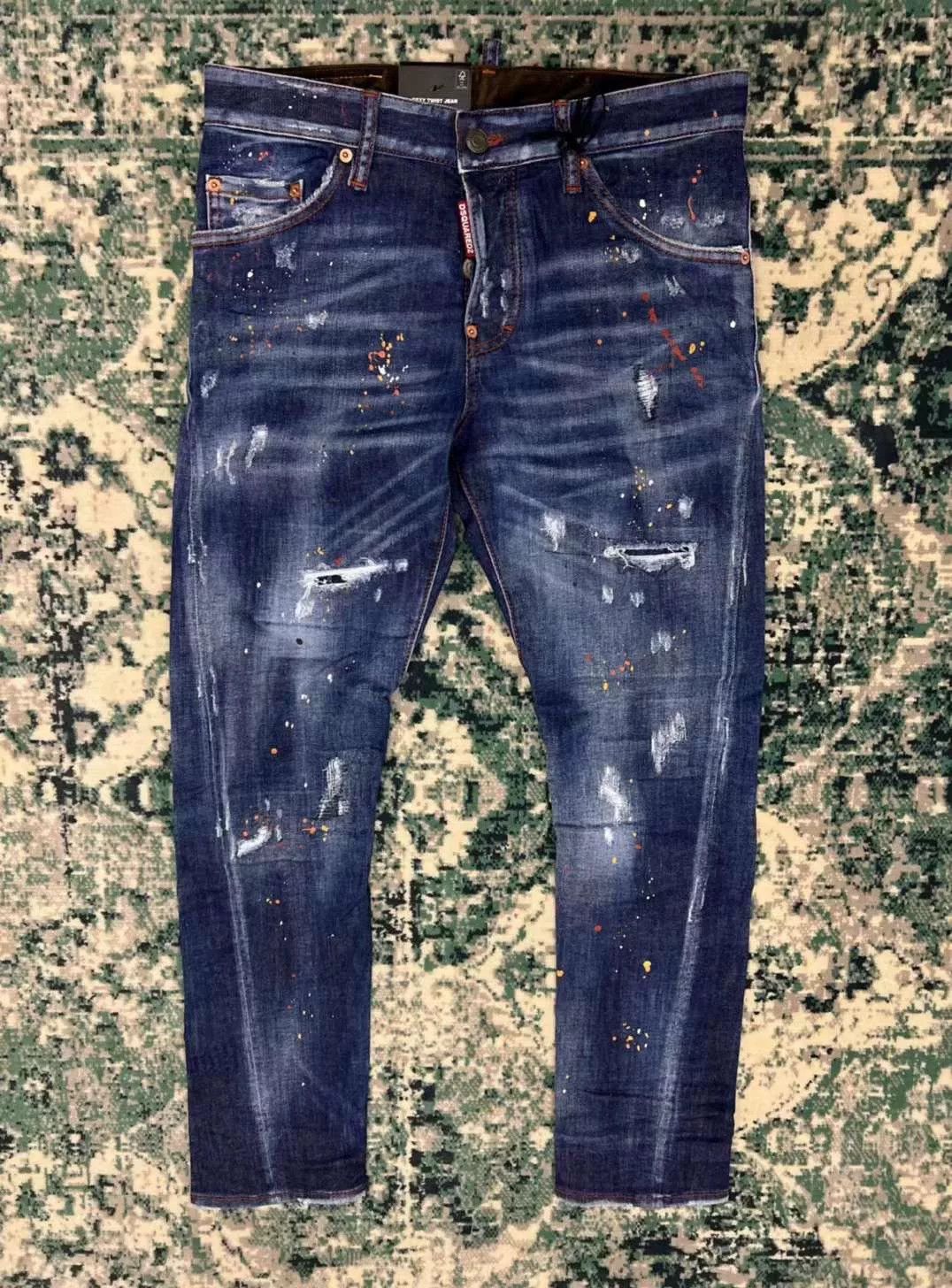 Dsquared2 sexy twist mid-rise skinny jeans Size 42" / US 20 - 1 Thumbnail