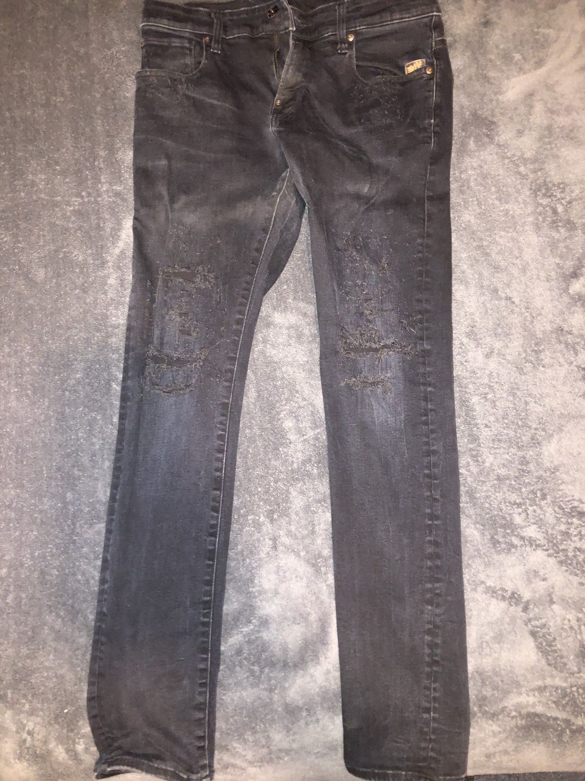 G-Star G-Star slim -custom distressed- Size US 32 / EU 48 - 2 Thumbnail