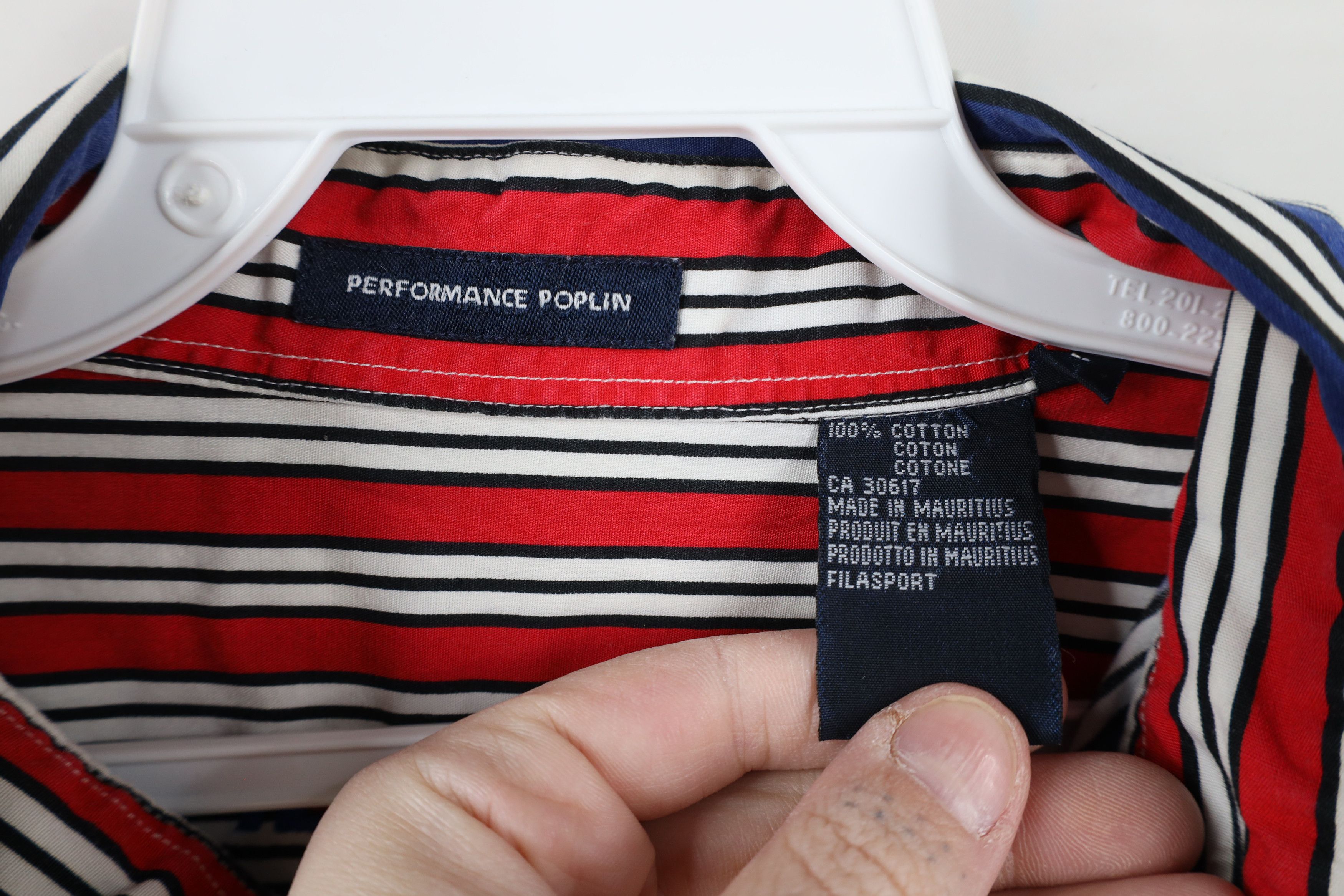 Fila × Vintage Vintage 90s Fila Sport Poplin Cotton Button Down Shirt Size US L / EU 52-54 / 3 - 8 Thumbnail