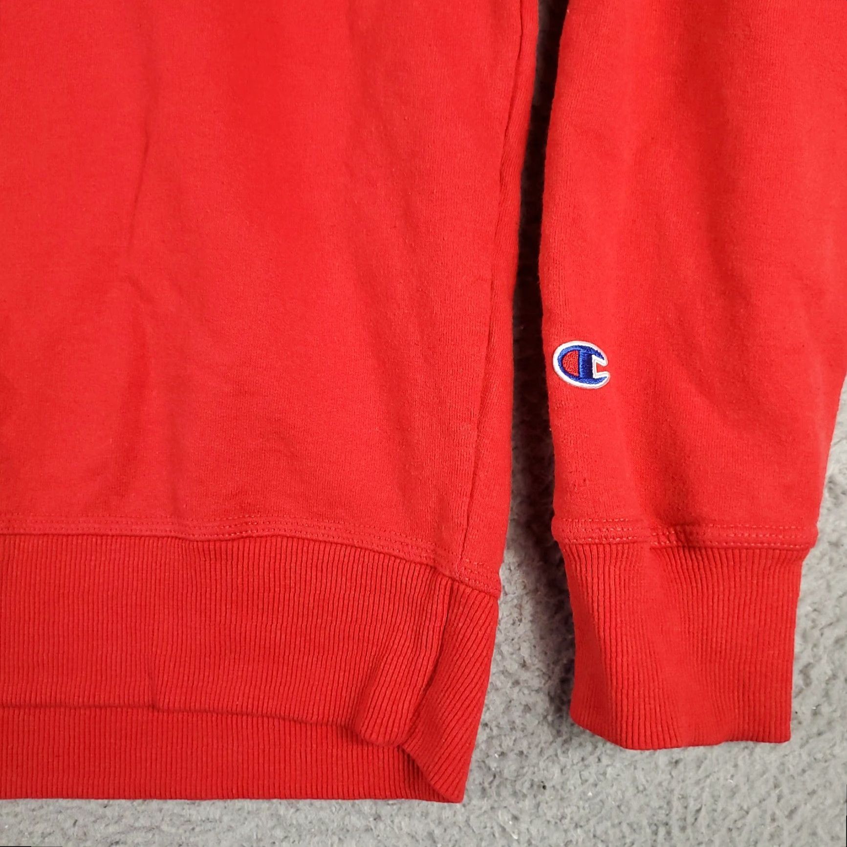 Champion Champion Red Pullover Sweatshirt Mens Large Mock Neck Long Sleeve Casual Size US L / EU 52-54 / 3 - 4 Thumbnail