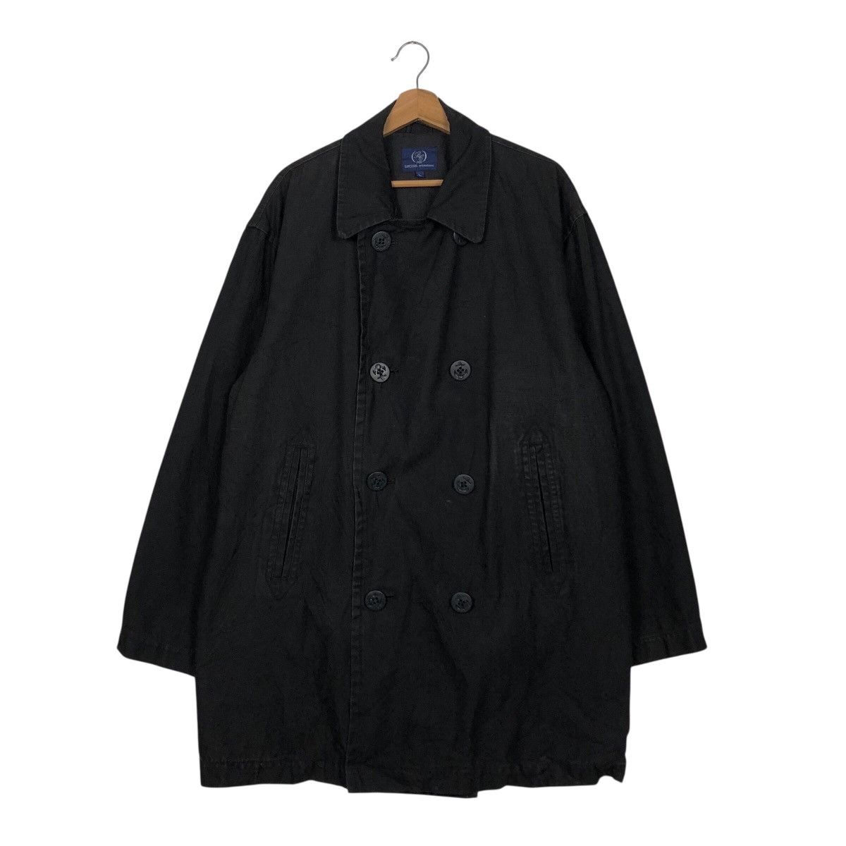 Japanese Brand × Vintage 📌Vintage Chore Jacket Double Breast Barcedos Issey Miyake Size US L / EU 52-54 / 3 - 2 Thumbnail