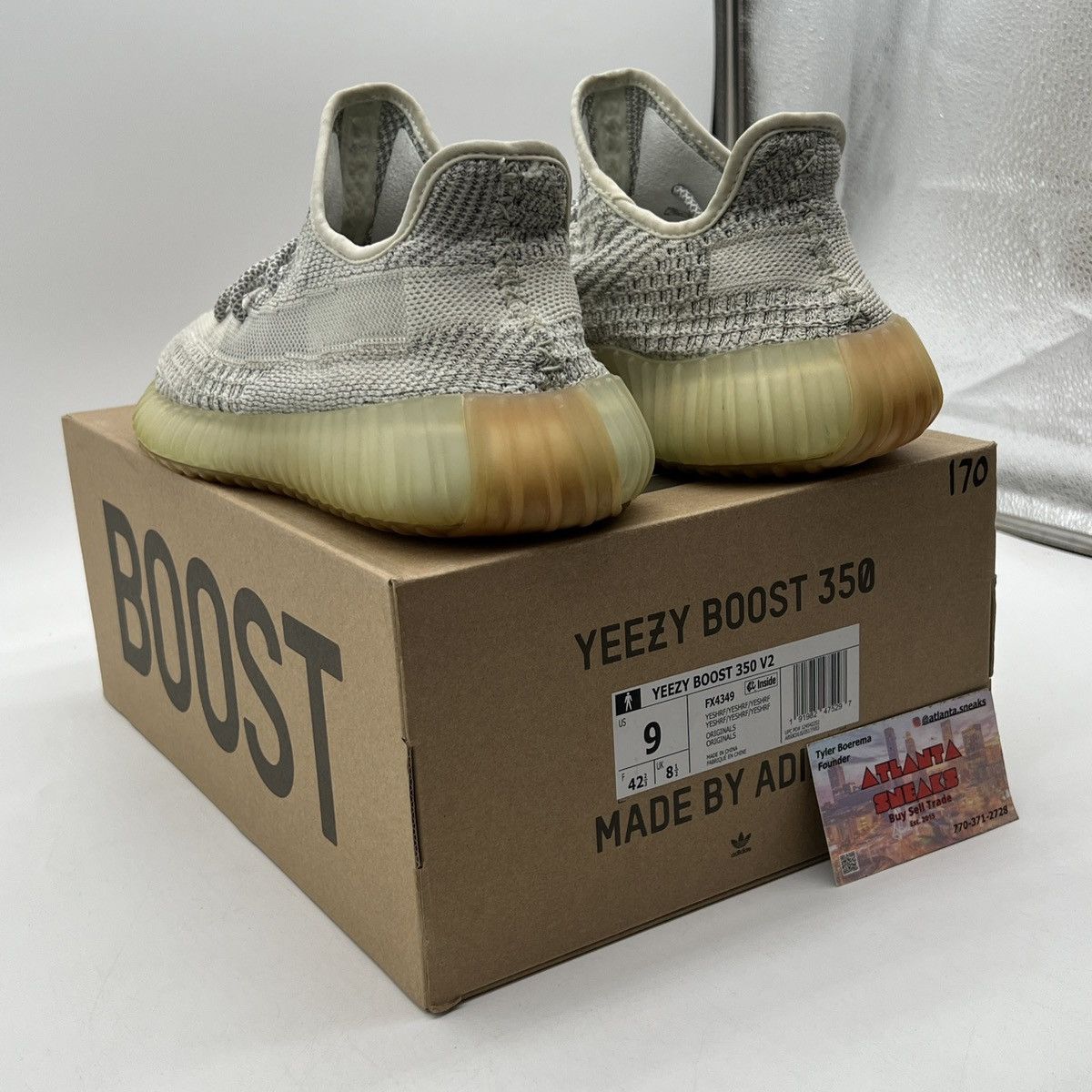 Adidas Yeezy boost 350 Yeshaya reflective Size US 9 / EU 42 - 4 Thumbnail