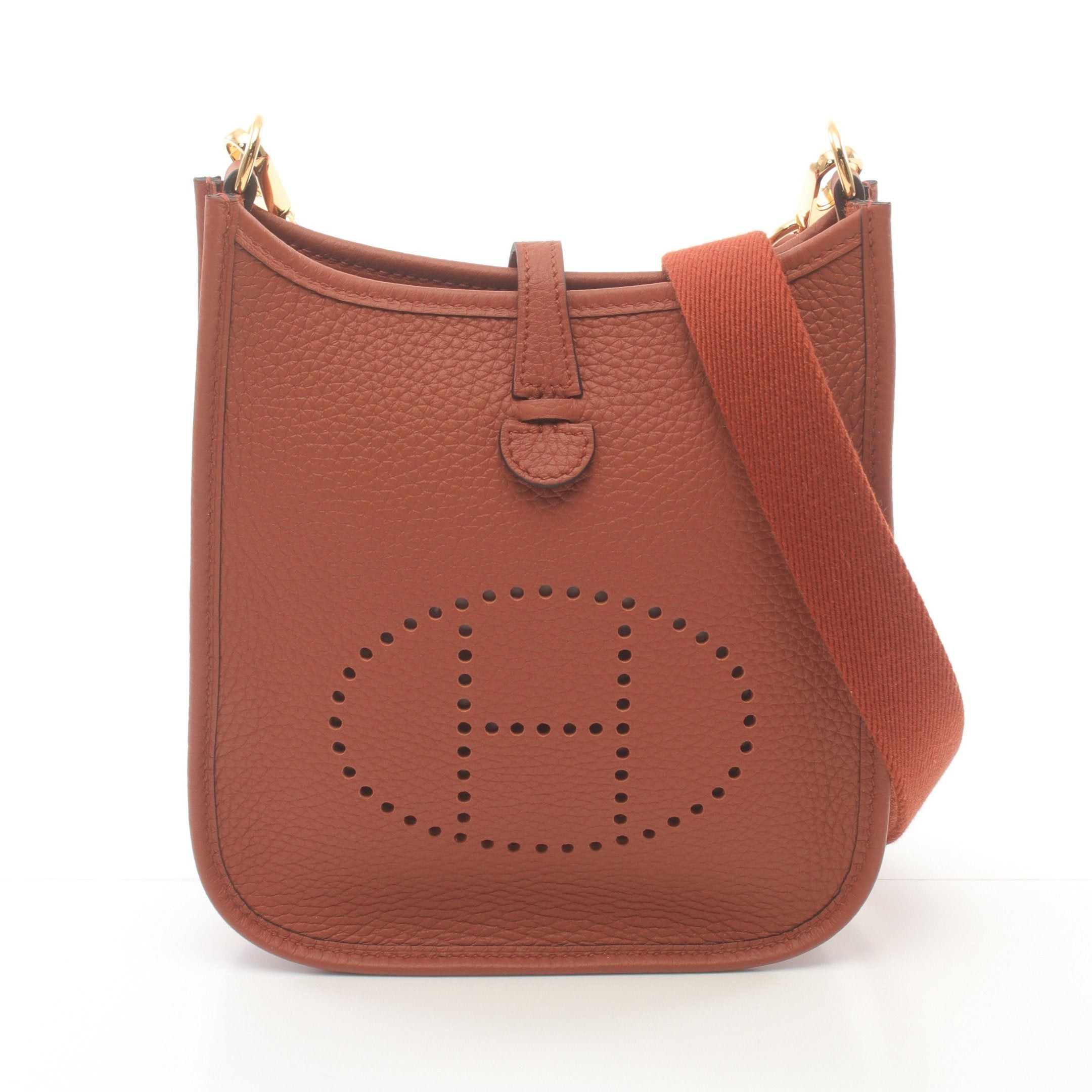 Hermes Hermes Evelyn Tpm Cuible Shoulder Bag Maurice Leather Brown Gold Hardware B Stamp Size ONE SIZE - 1 Thumbnail