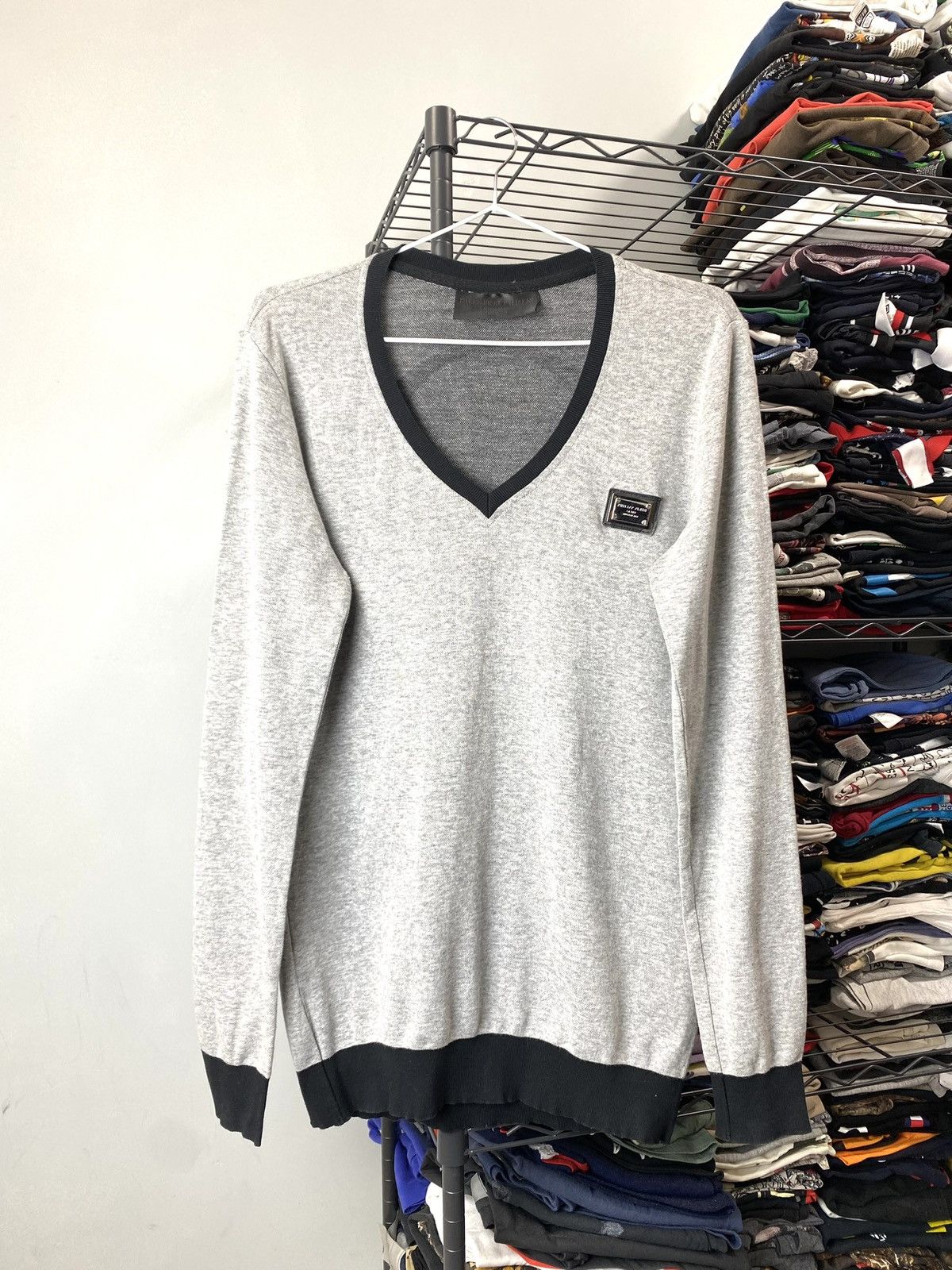 Philipp Plein 💥Rare! CRAZY Philipp Plein Rhinestones Scull Sweater Size US M / EU 48-50 / 2 - 2 Thumbnail