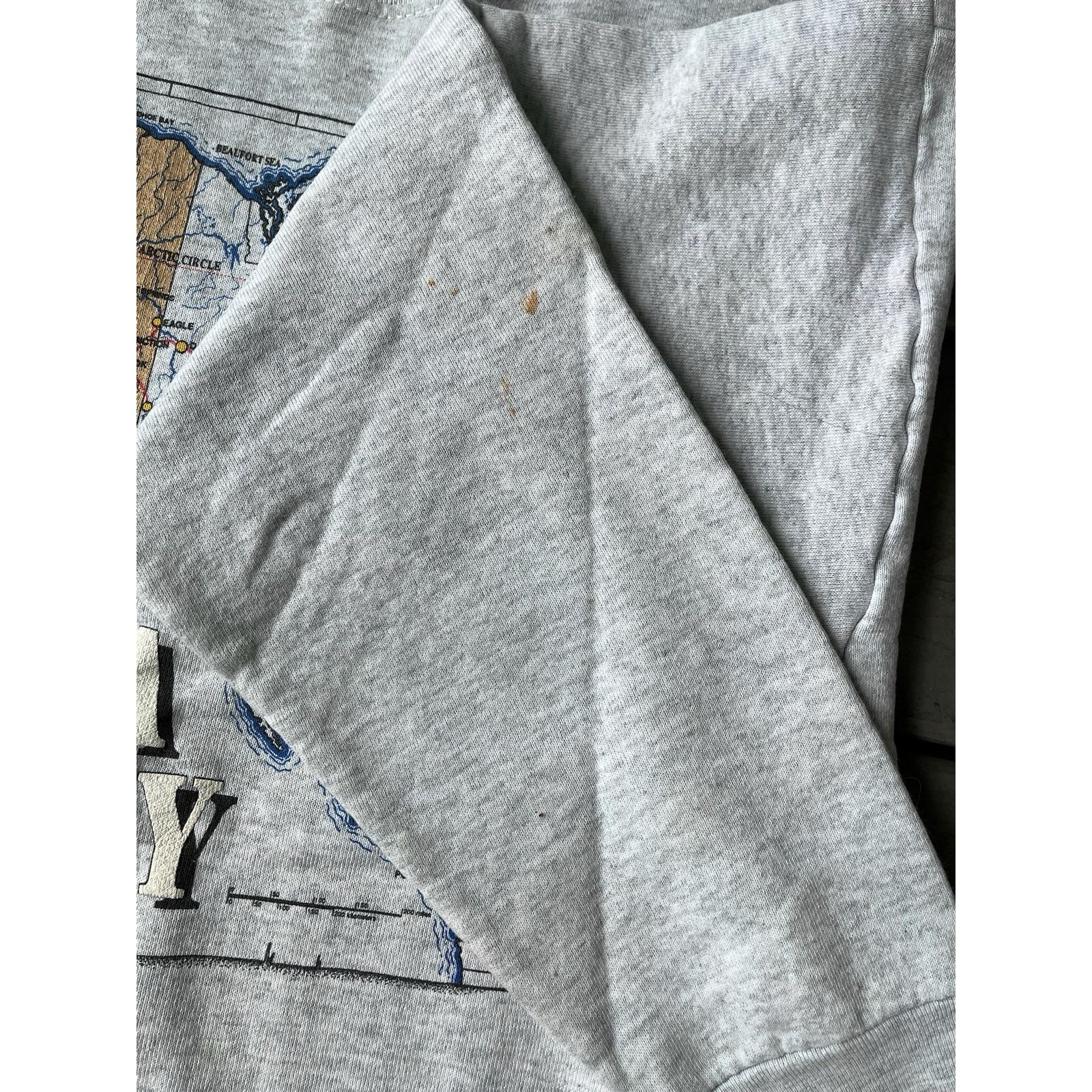 Fruit Of The Loom × Vintage Vtg Alaskan Highway Sweatshirt L Fruit Of The Loom 90's USA Size US L / EU 52-54 / 3 - 6 Thumbnail