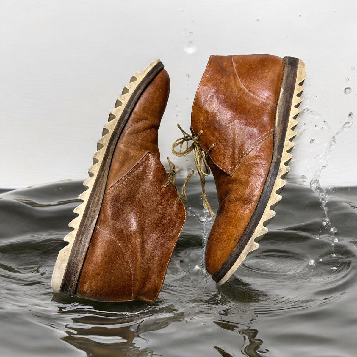 Shoto SHOTO 2 EYES LEATHER BOOTS Size US 10 / EU 43 - 2 Thumbnail