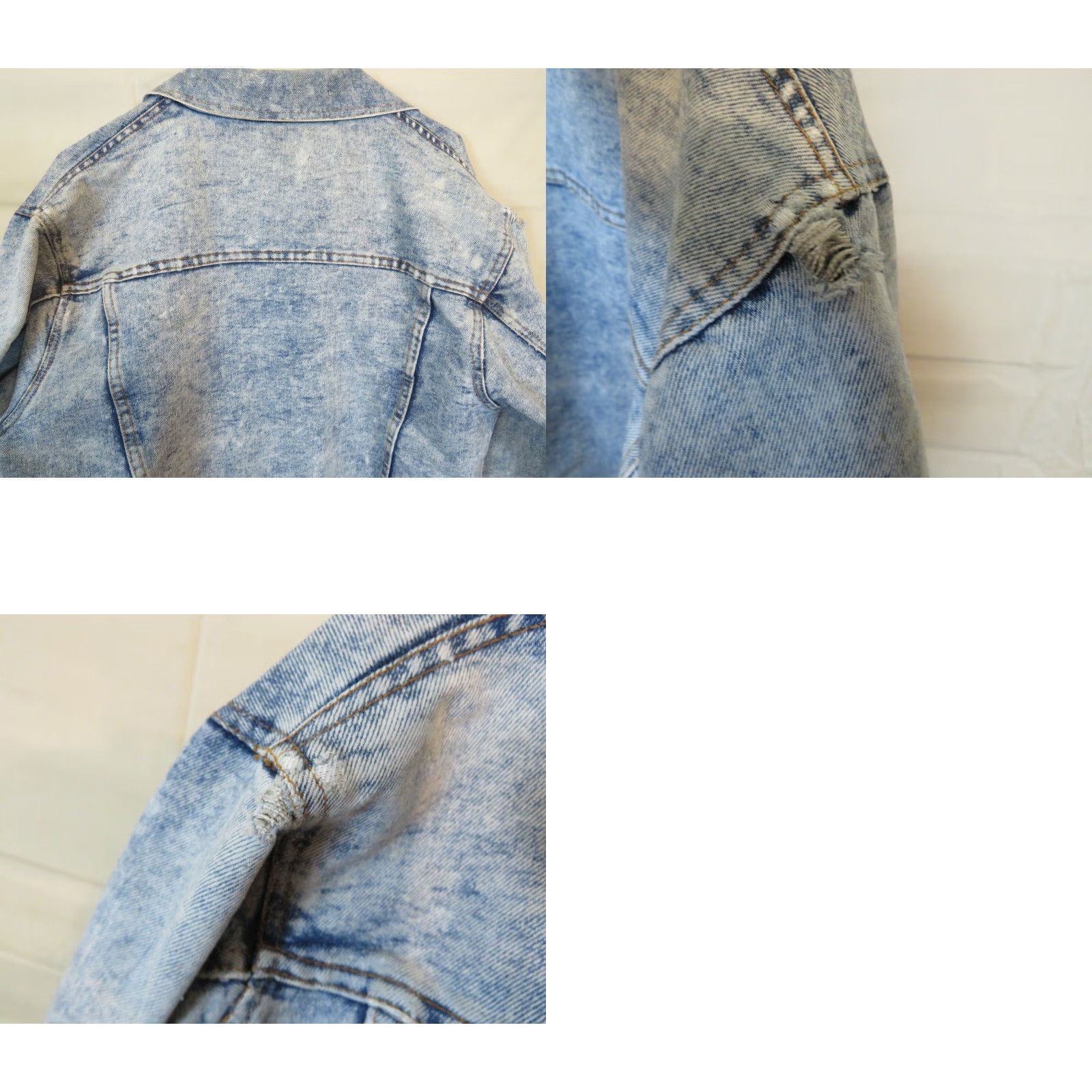 Denime VINTAGE Windbreaker Denim Trucker Horse Jean Jacket Size L blue Casual Mens Size US 33 - 8 Thumbnail