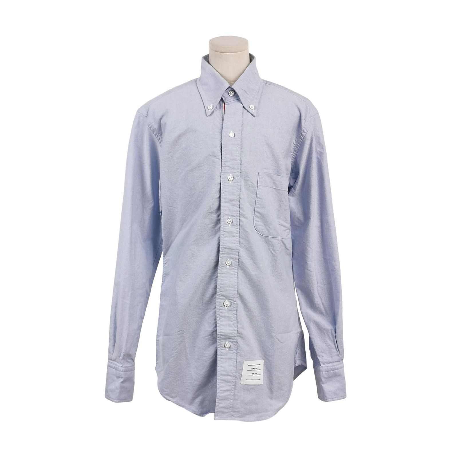 Thom Browne Thom Browne Tricolor Placket Oxford Shirt 1 Size US S / EU 44-46 / 1 - 1 Thumbnail