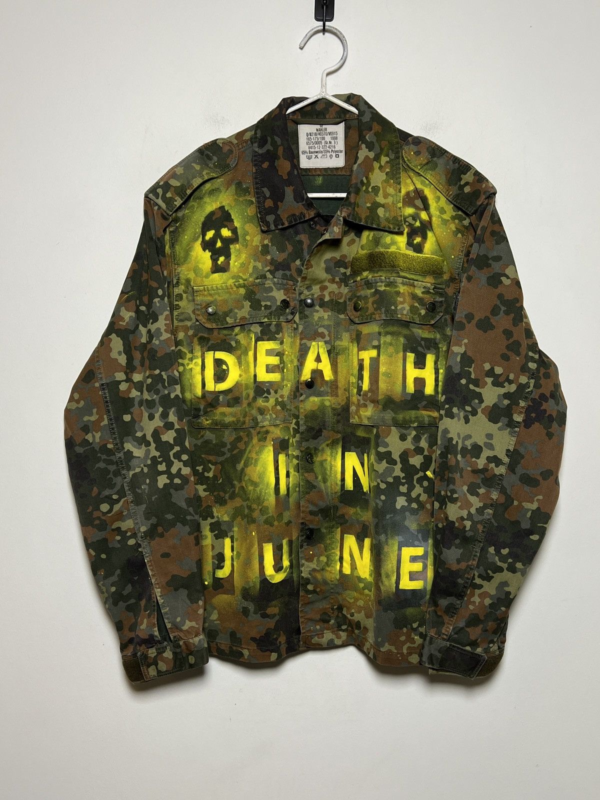 death in june 1/1 overshirt m-l bundeswehr