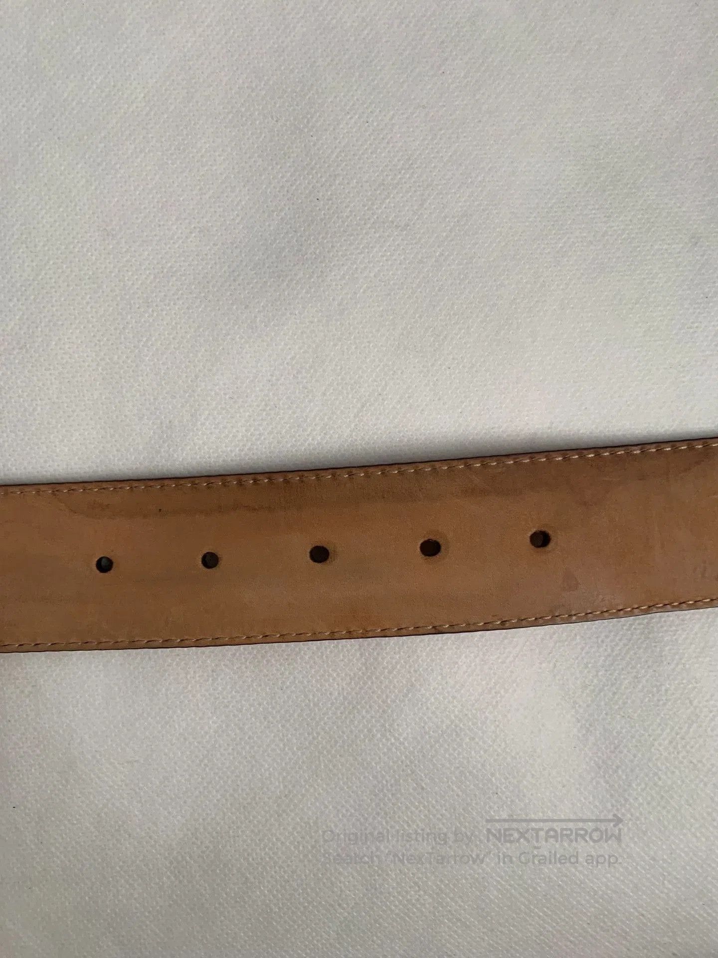 Gucci Gucci Red Double G Gold Buckle Belt. Size ONE SIZE - 4 Thumbnail