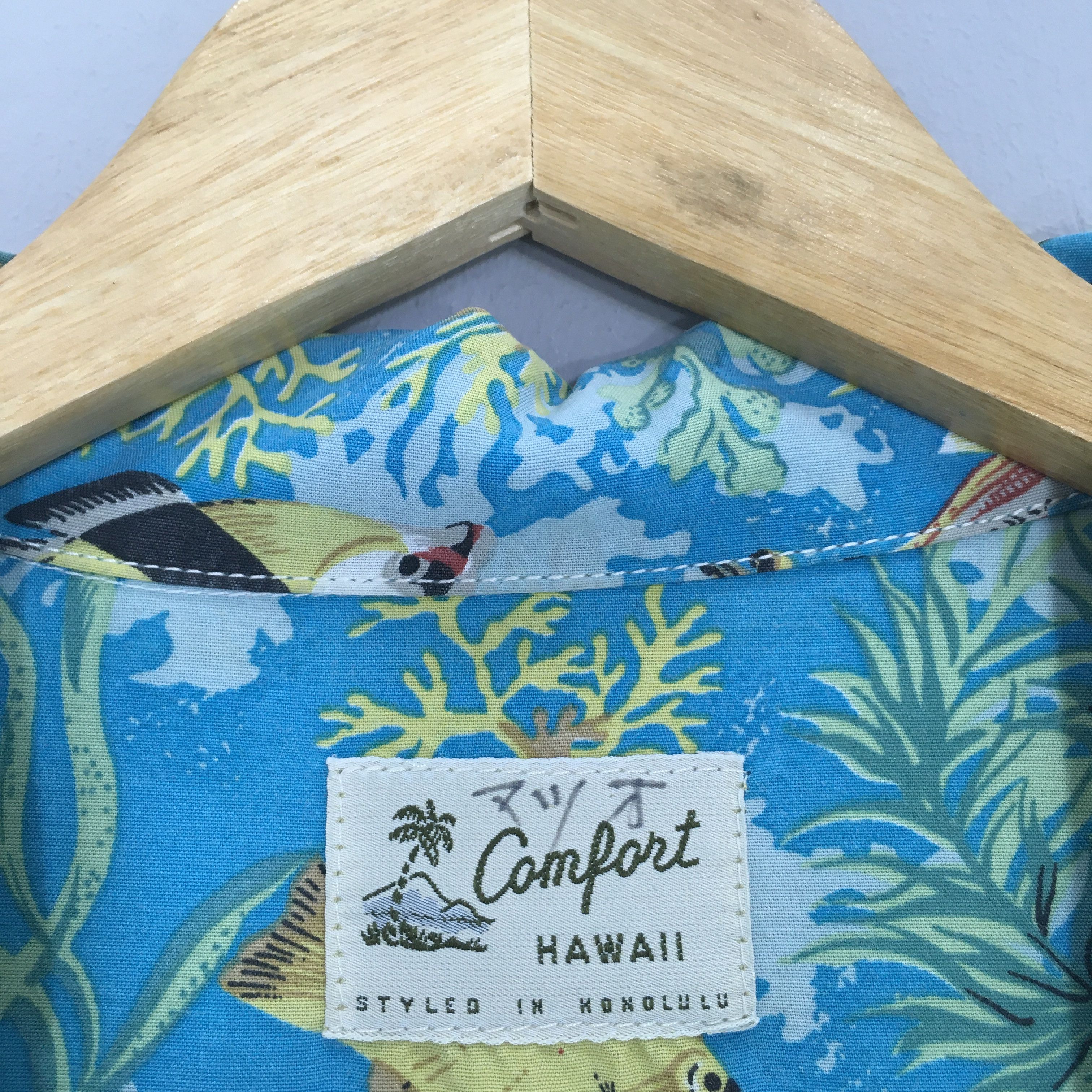 Sun Surf Vintage Aloha Hawaiian Japanese Fish Rayon Shirt XLarge Size US XL / EU 56 / 4 - 5 Thumbnail
