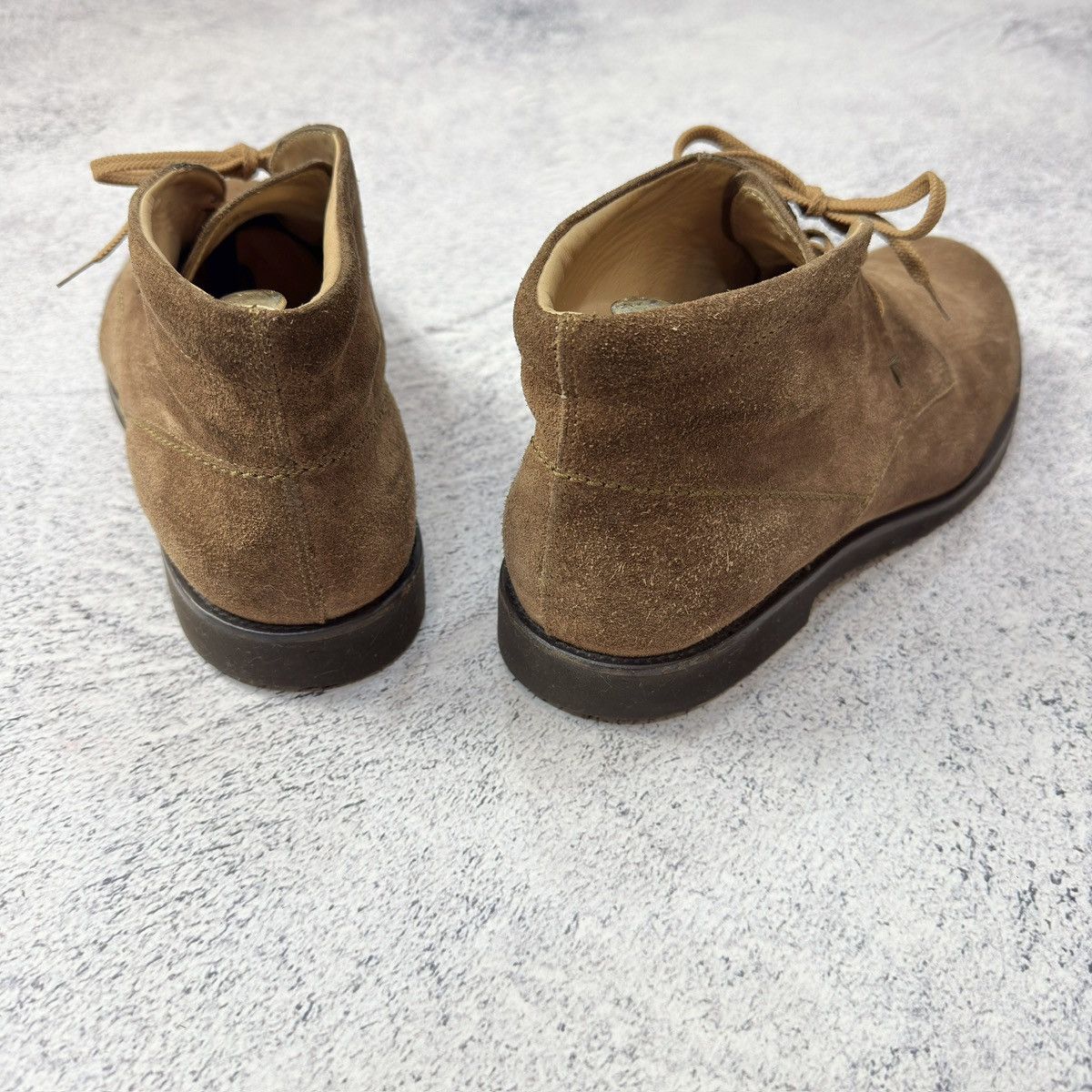 Handmade × Tod's TOD’S Mens Brown Suede Chukka Boots US11.5 UK10.5 29.5cm Size US 11.5 / EU 44-45 - 10 Thumbnail