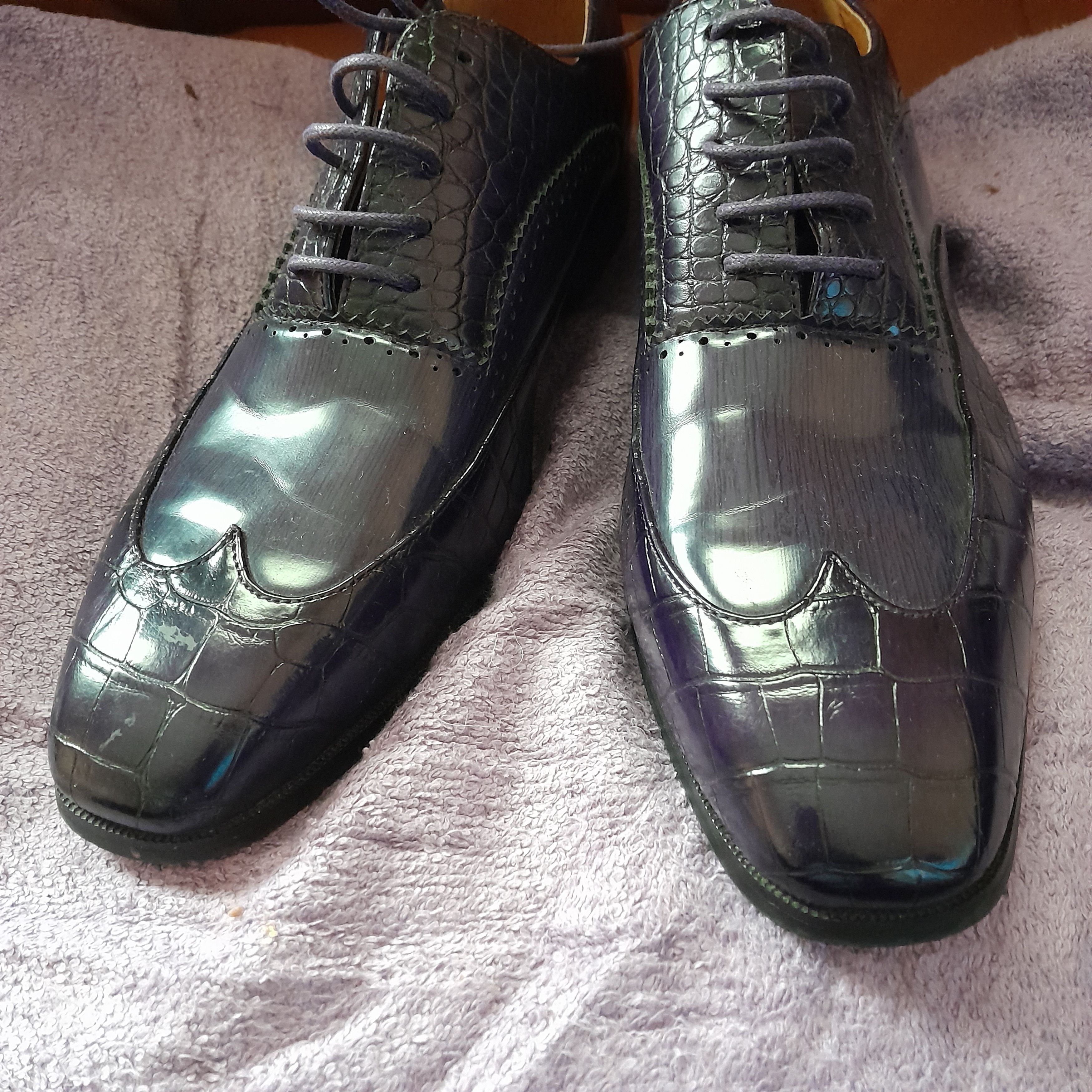 Other Antonio Cerrelli Elite Men’s Dress Shoes Leather Wingtip Size US 10 / EU 43 - 6 Thumbnail